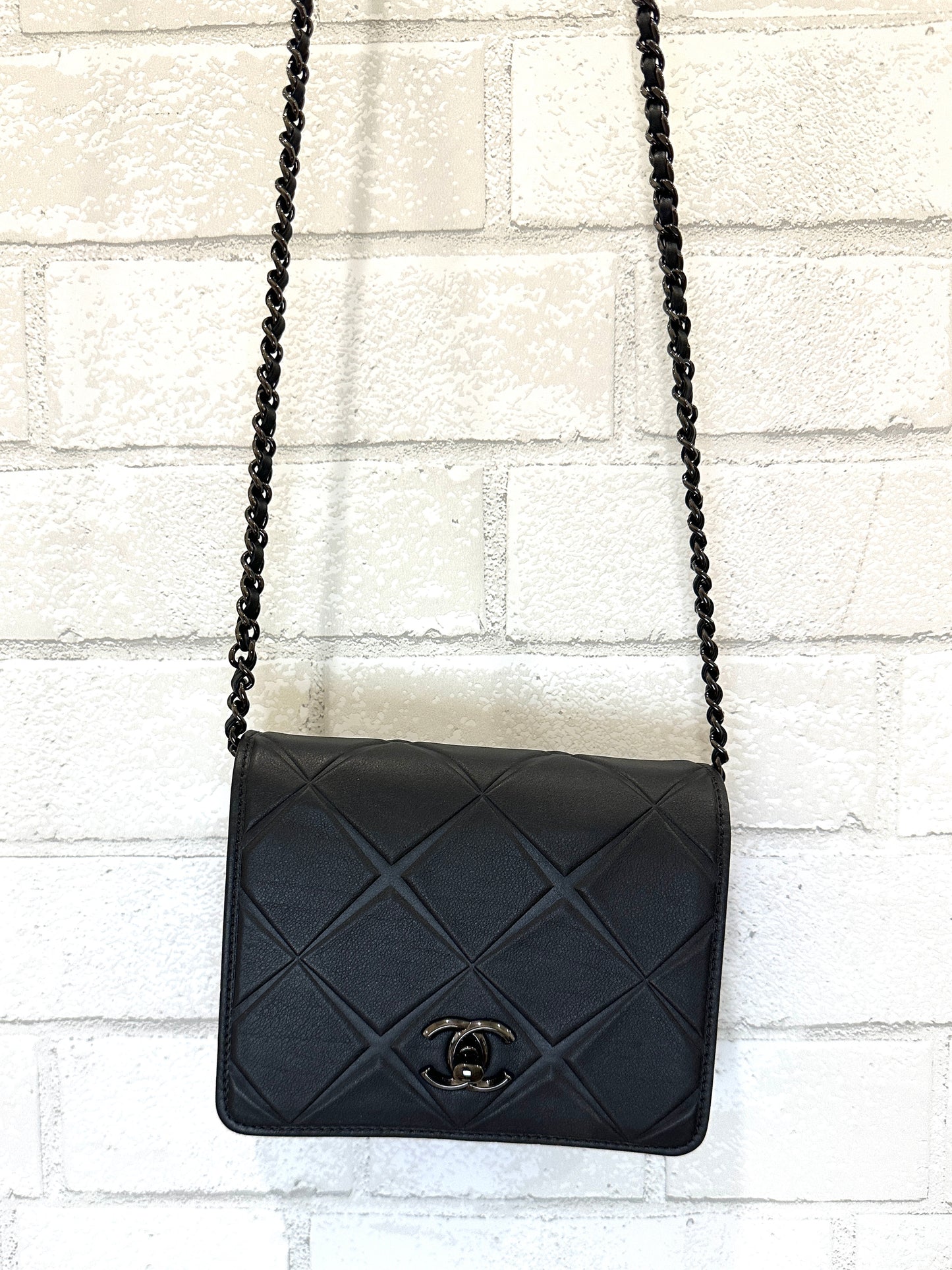 CHANEL Propeller Flap Bag Quilted Calfskin Mini