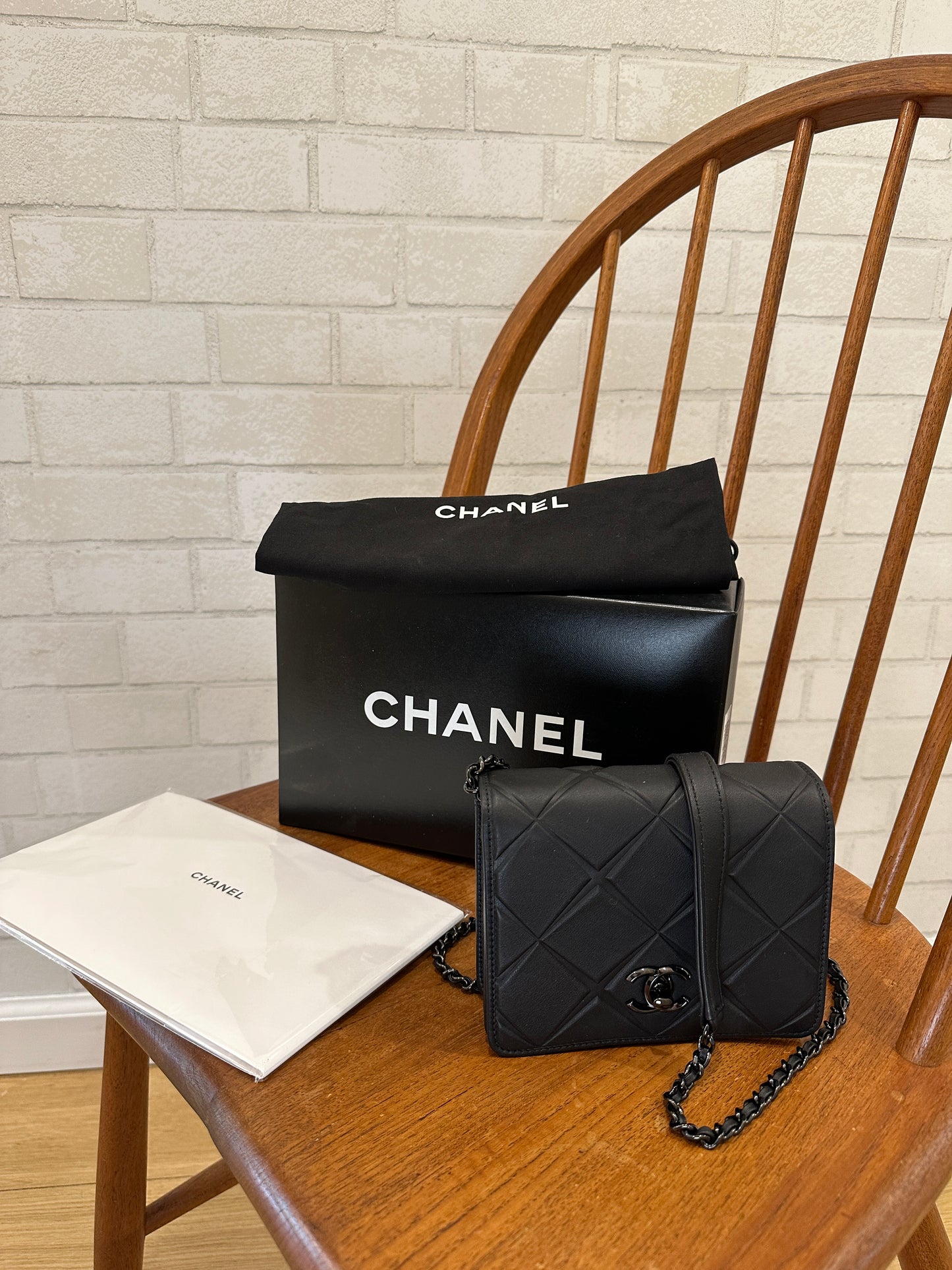CHANEL Propeller Flap Bag Quilted Calfskin Mini