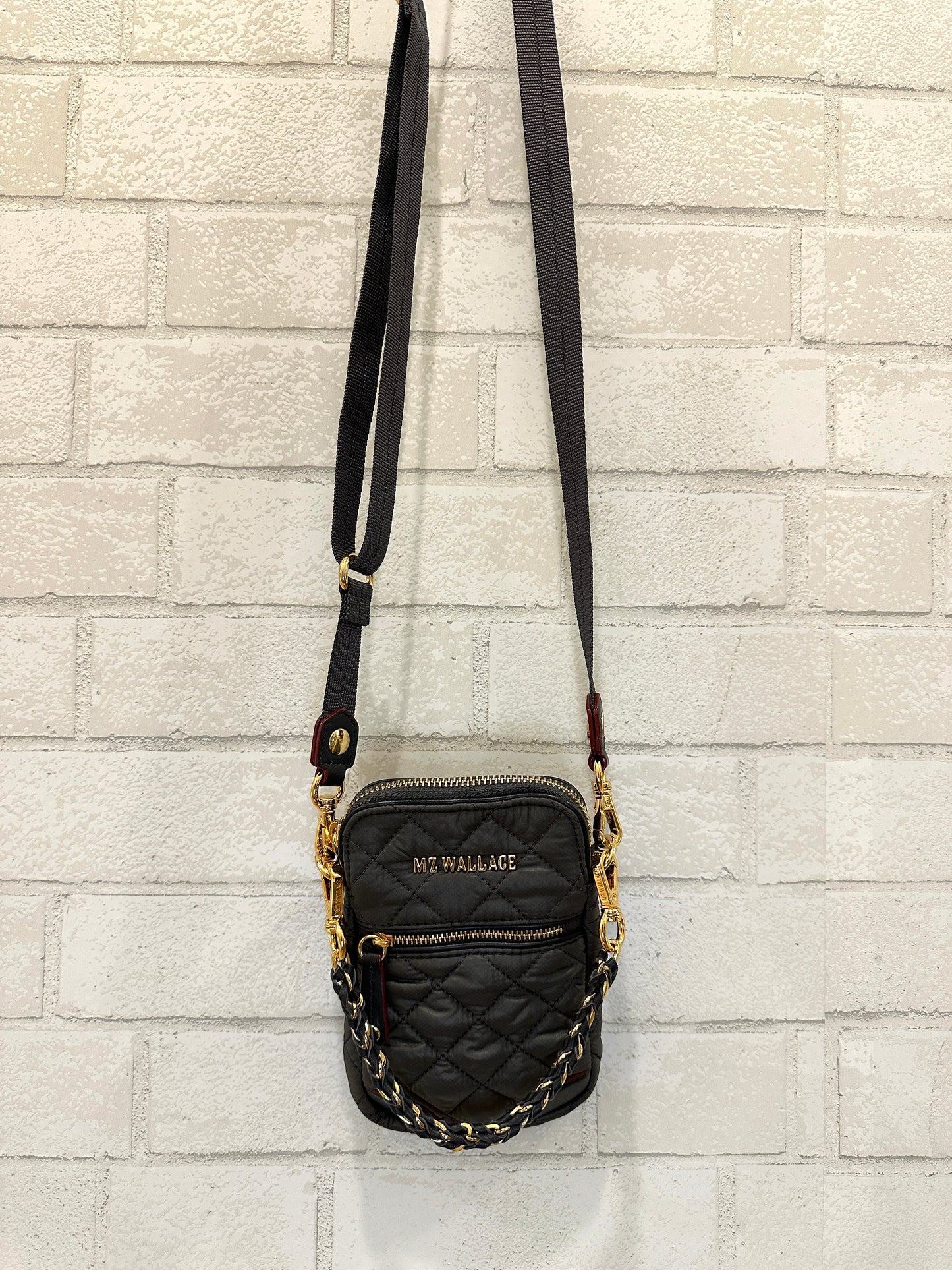 MZ WALLACE micro Braby Quilted Nylon Crossbody Bag
