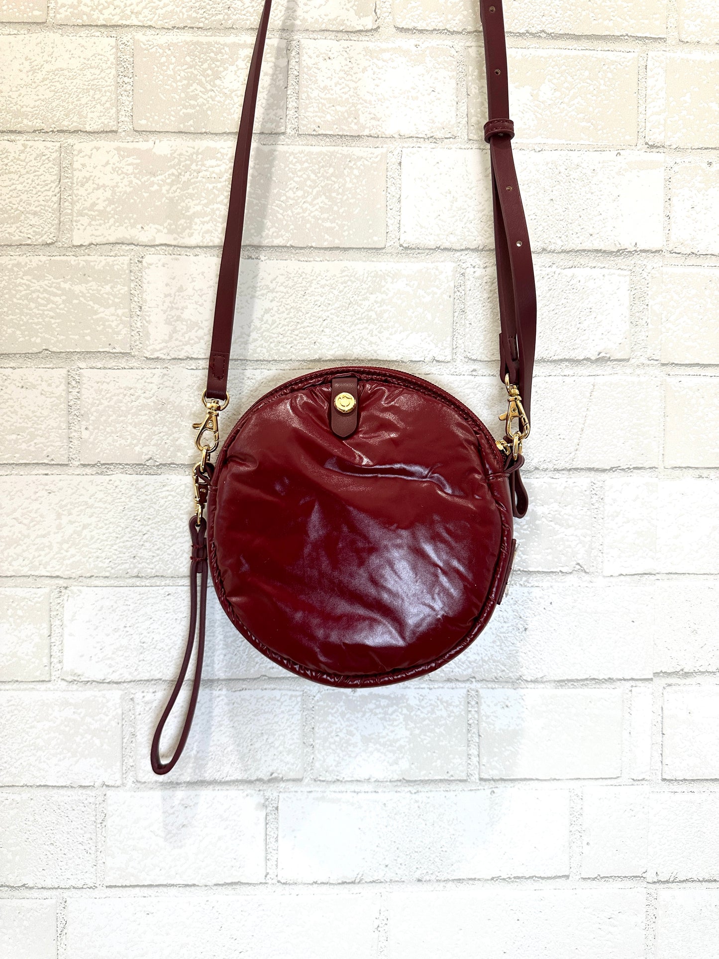 CARAA Round Nylon Crossbody Bag