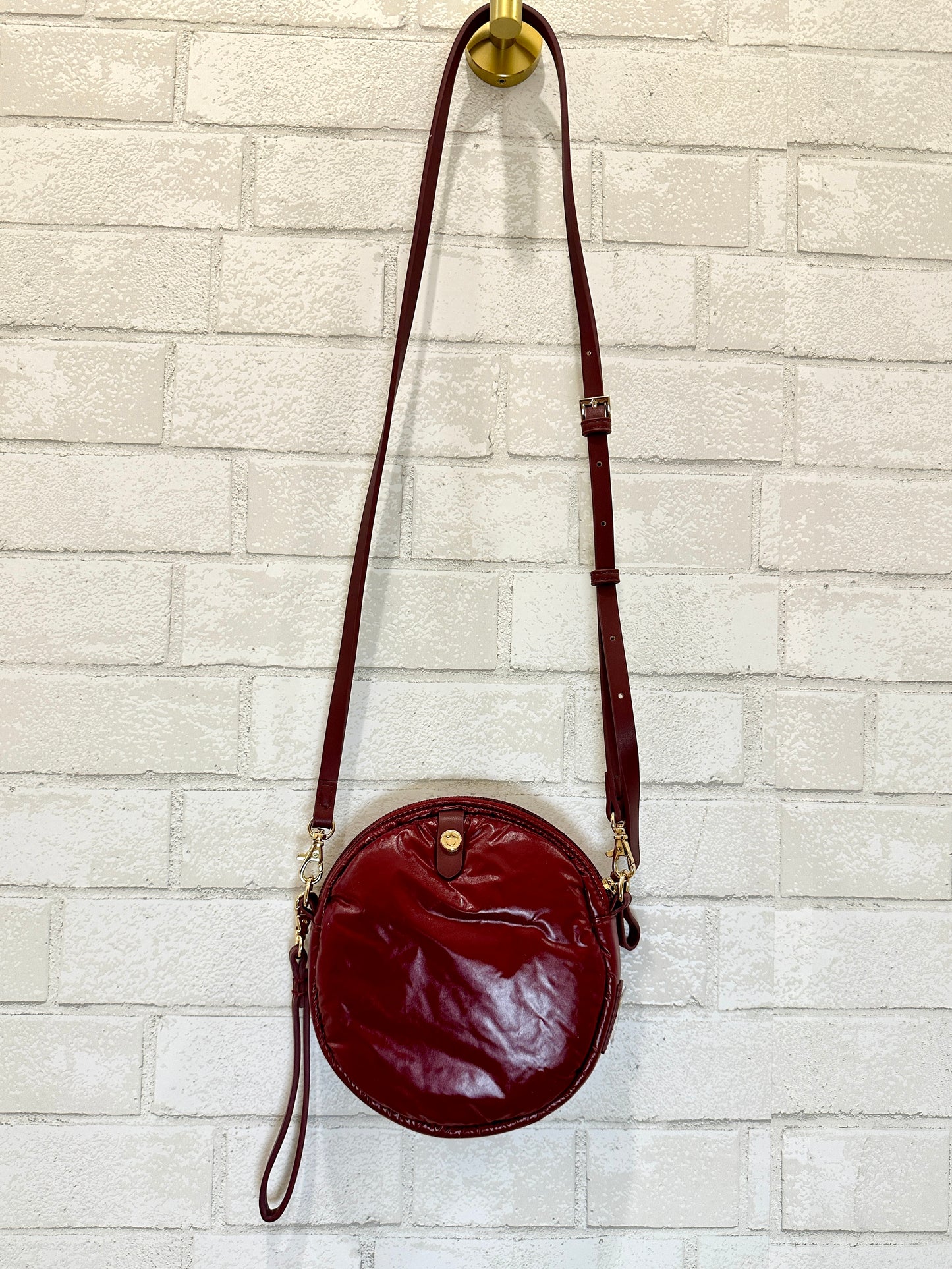 CARAA Round Nylon Crossbody Bag