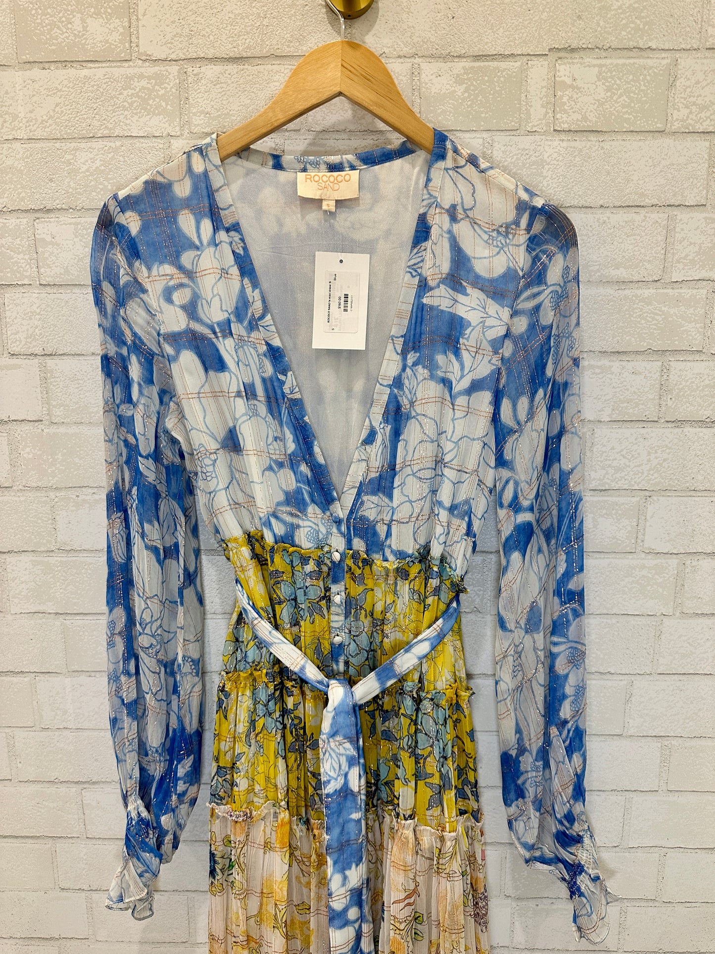 ROCOCO SAND ls maxi dress/ S