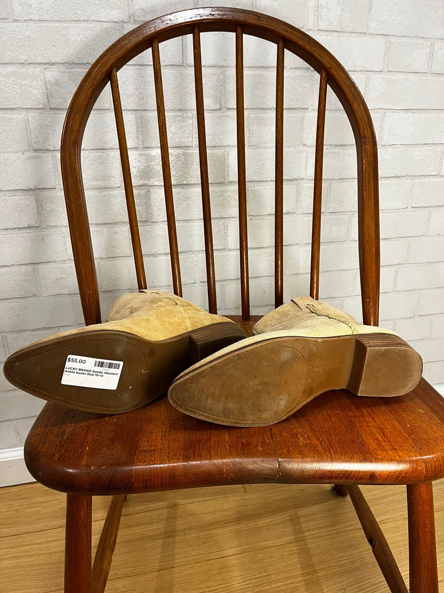 LUCKY BRAND Suede Western Ankle boots / US10-EU41