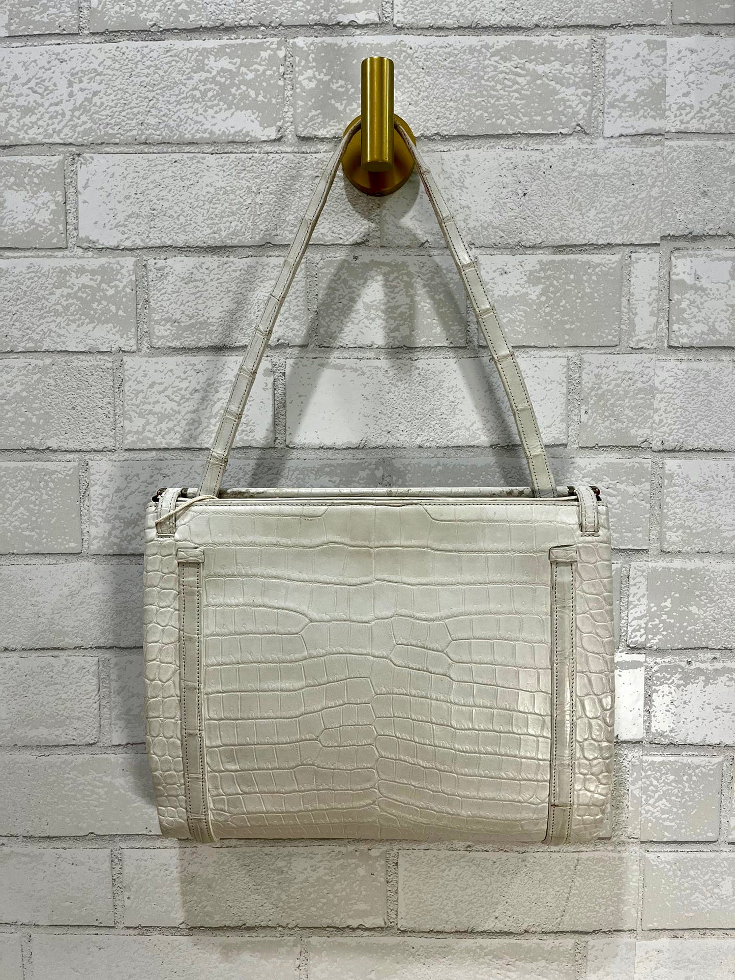 CARTIER Vintage Crocodile Leather Handbag