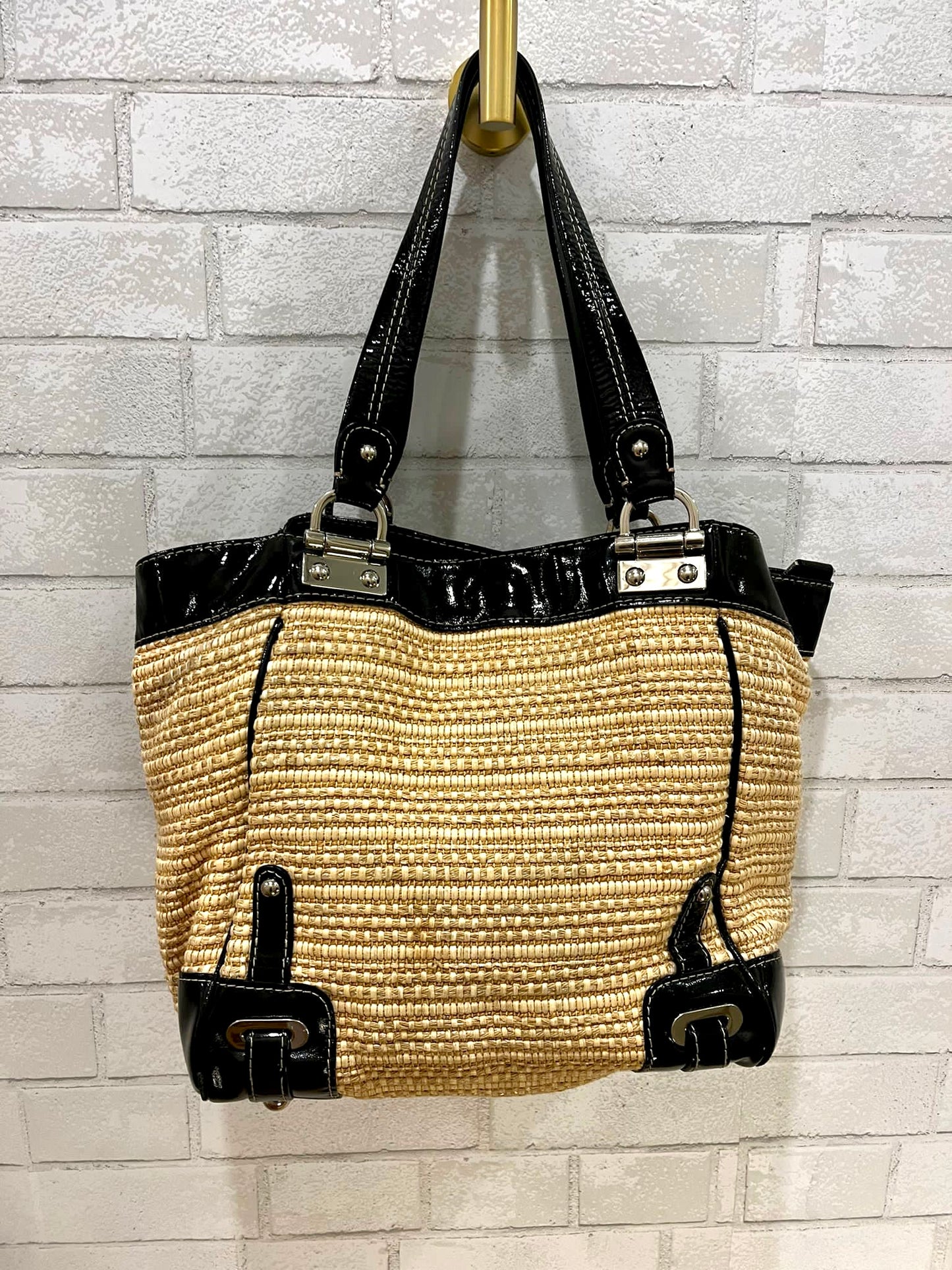 RAFE New York Straw Bag