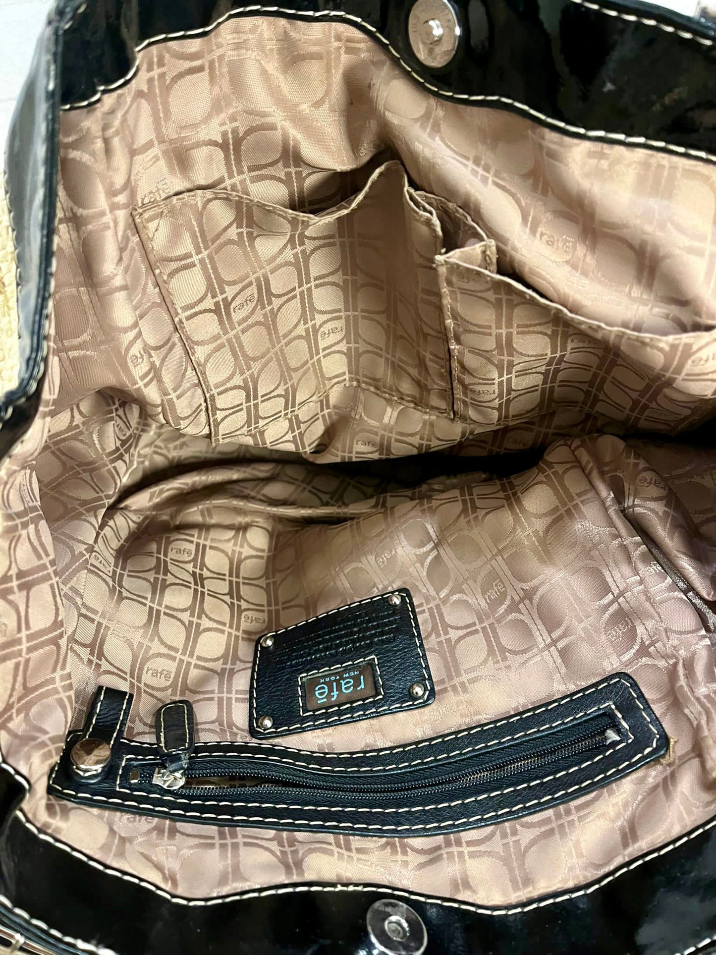 RAFE New York Straw Bag
