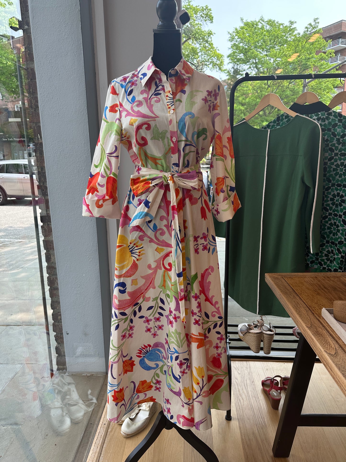 ZARA long sleeves shirt Maxi dress/ S