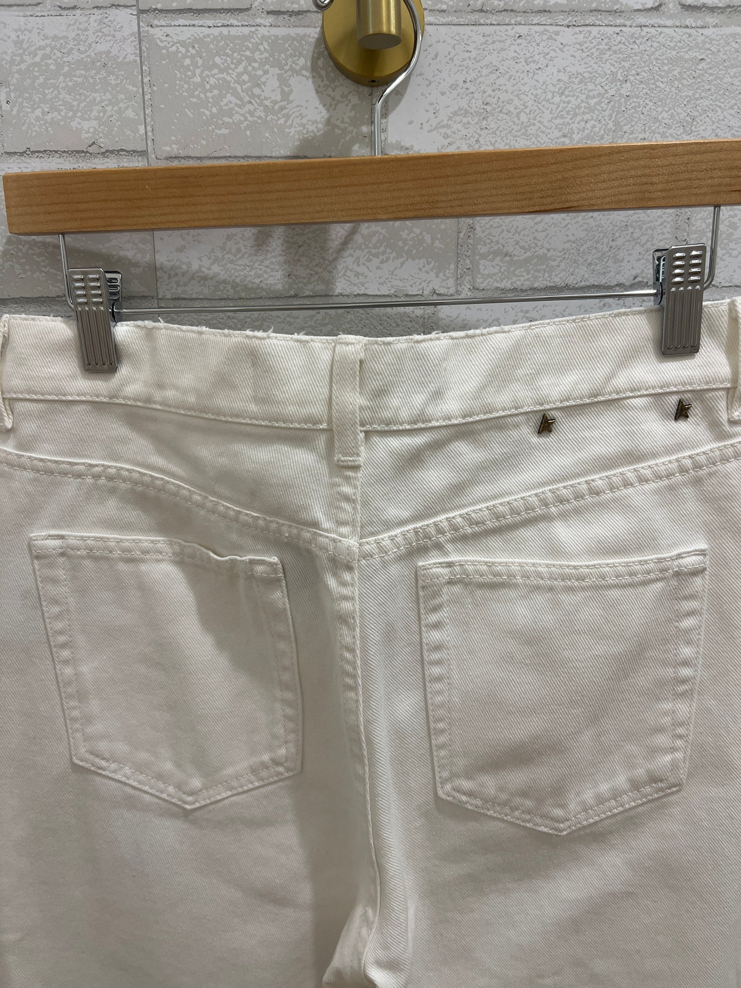 GOLDEN GOOSE straight frayed jeans/ M-28