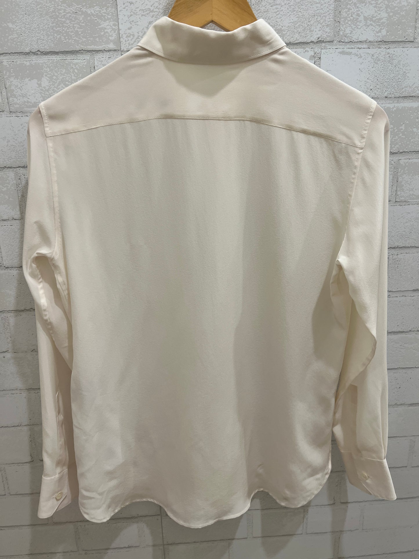 SAINT LAURENT Silk ls shirt/ M-40