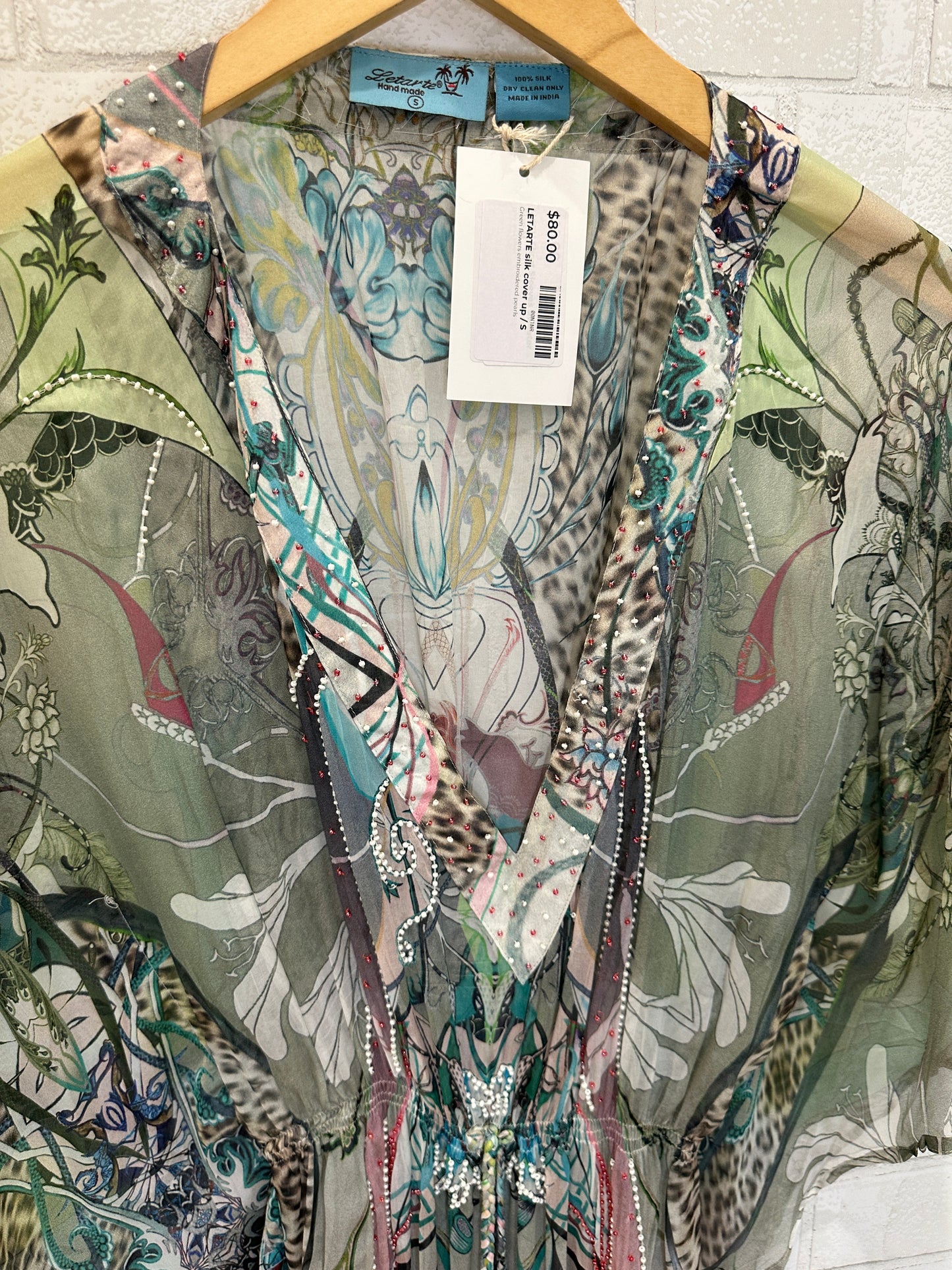 LETARTE Silk Long Cover Up / S