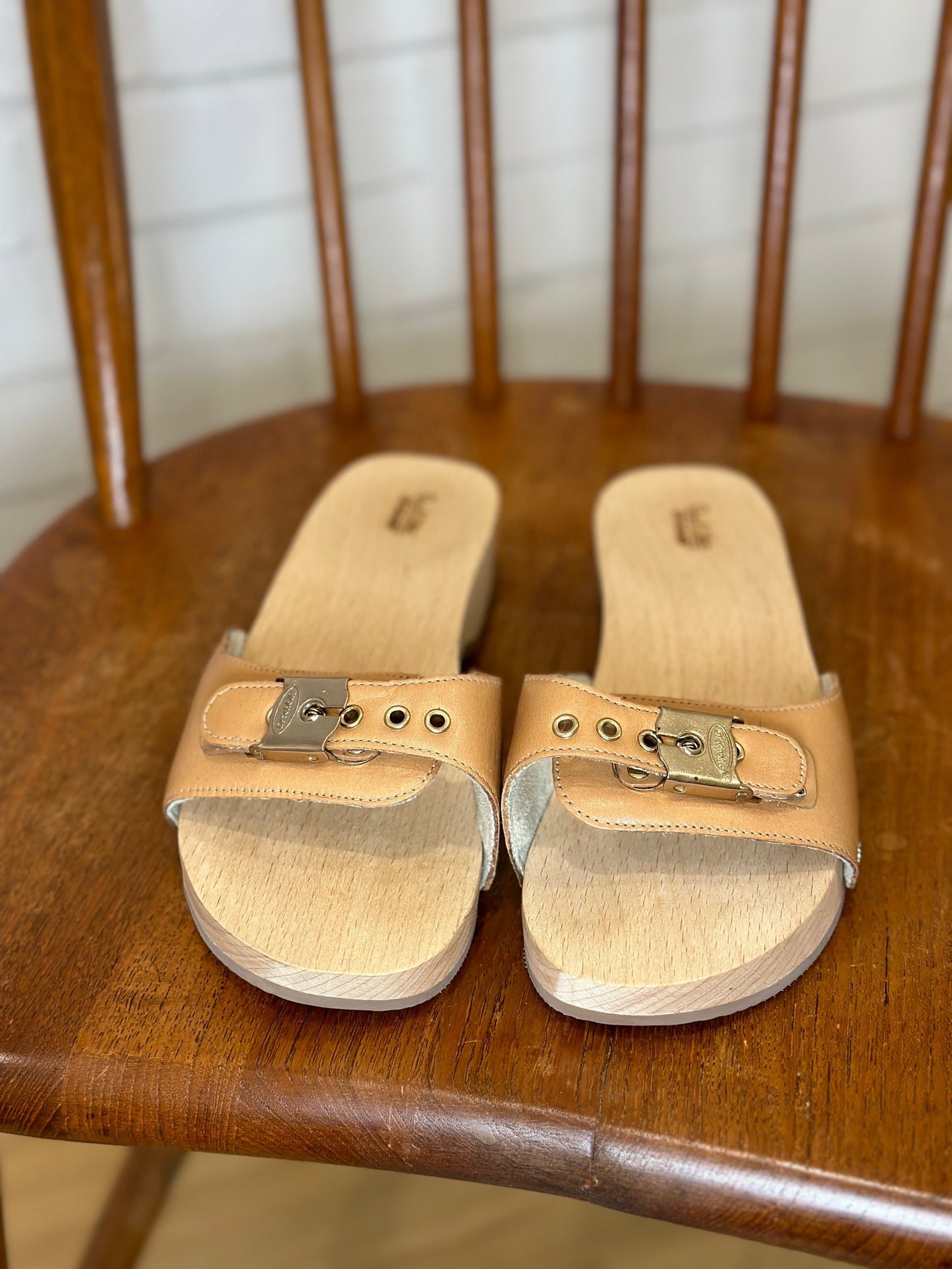 SCHOLL New Wooden Cogs / US7-EU37