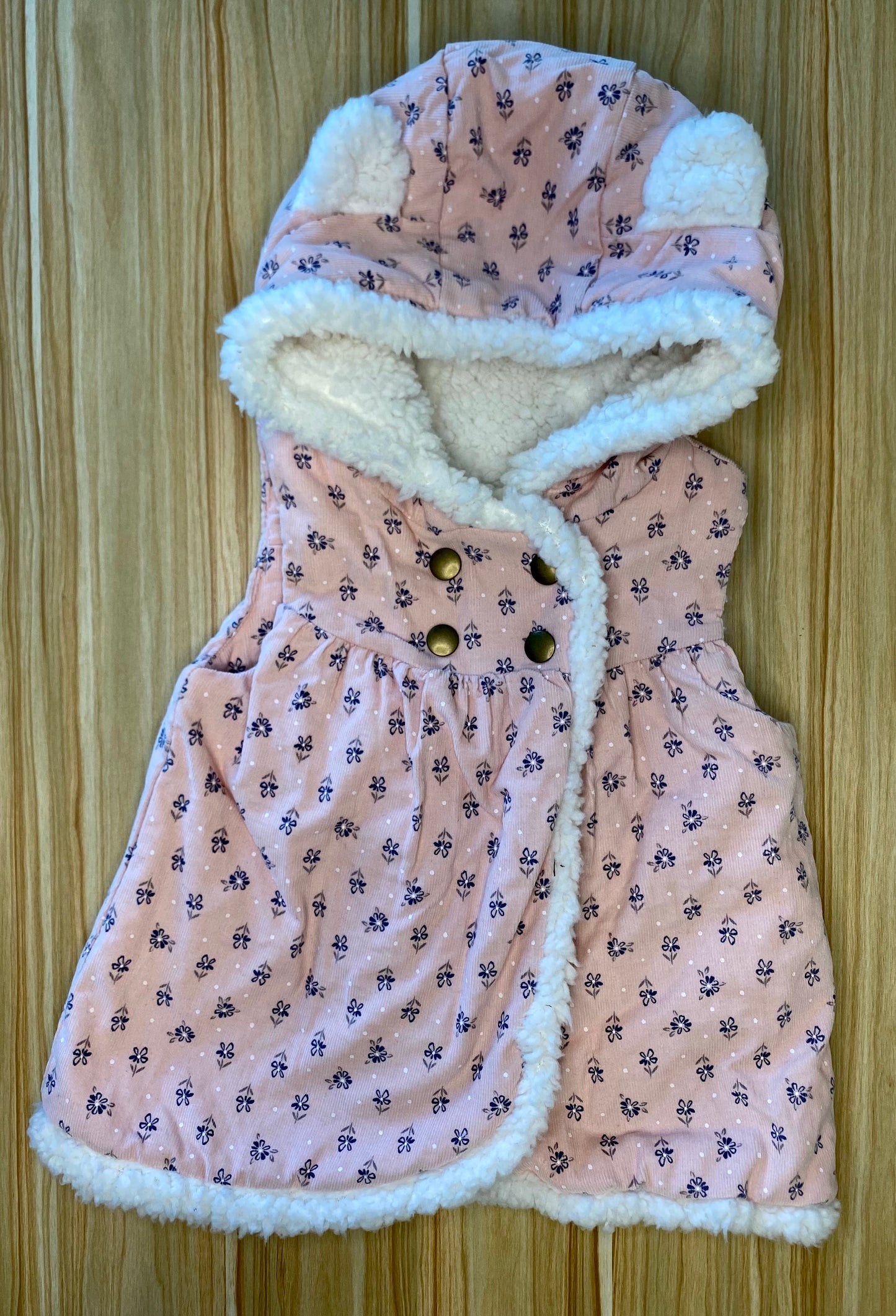 ASPEN Sleeveless Hoodie Winter Jacket / 2Y