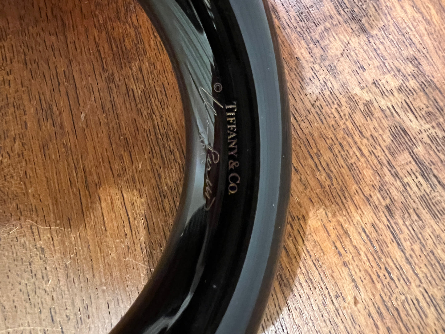 TIFFANY Japanese lacquer round bangle