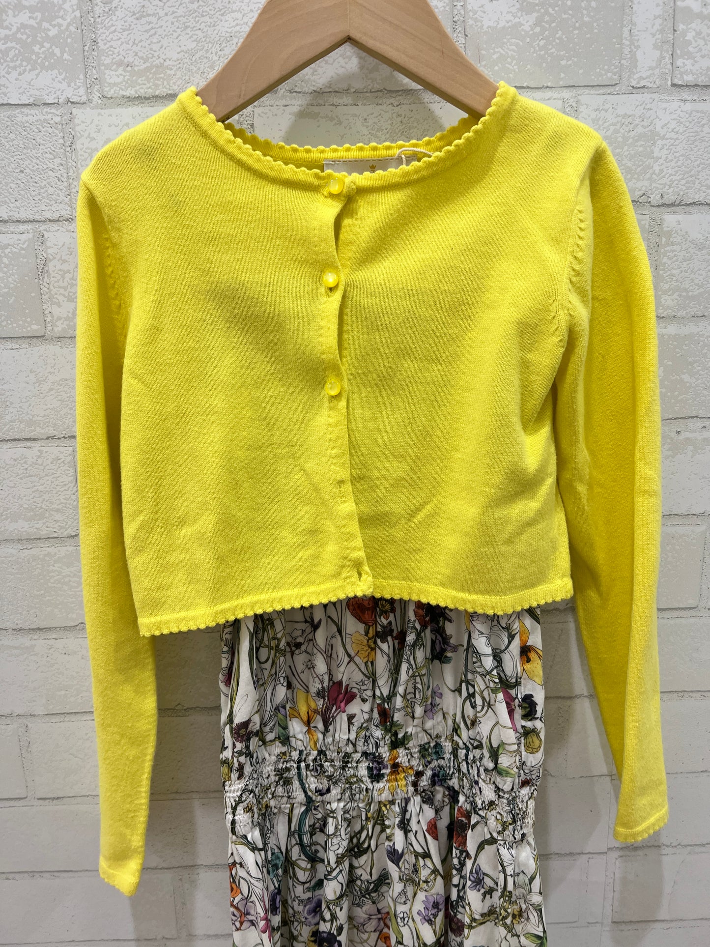 JACADI Cropped Cardigan LS / 8Y