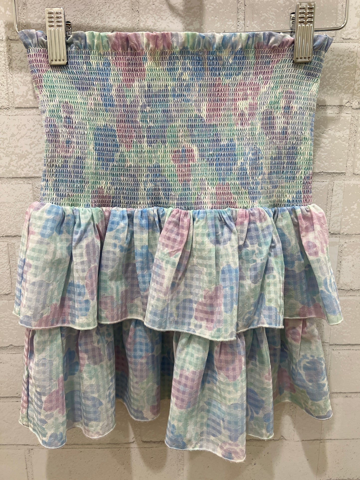 LES COYOTES DE PARIS smocked skirt/ 10Y