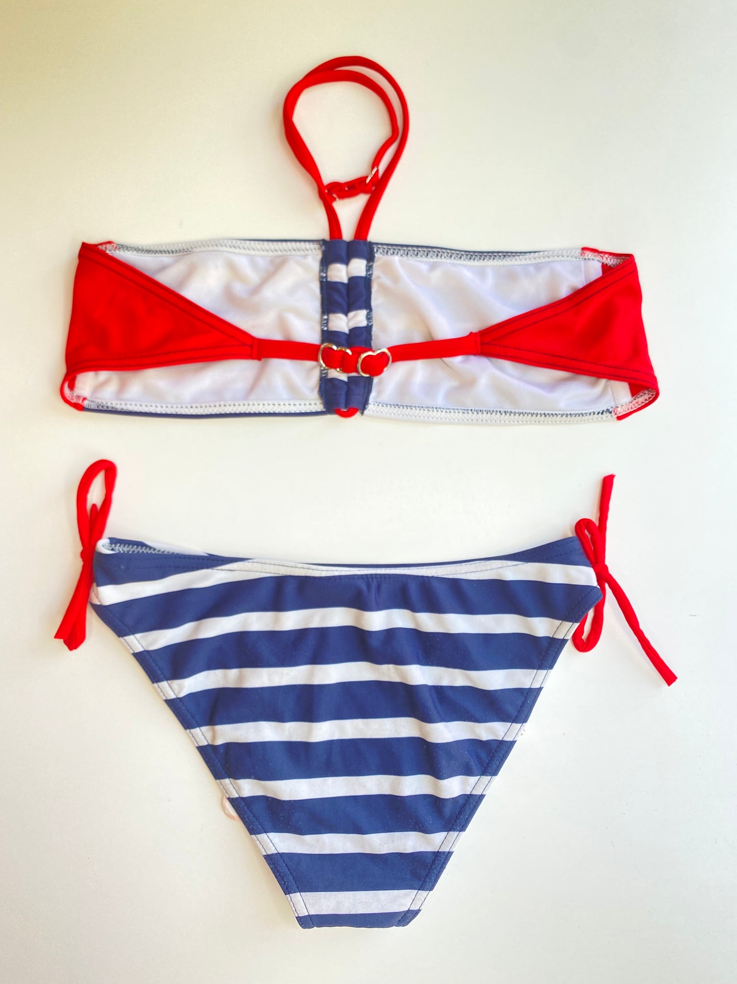 NO BRAND 2 pieces girl swimwear / 12Y
