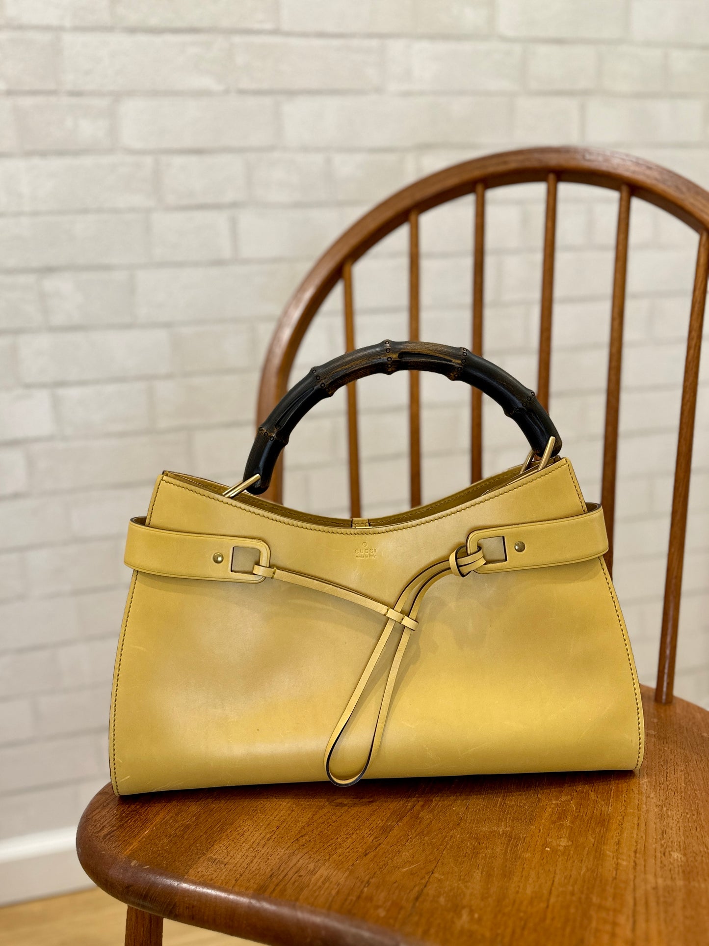 GUCCI Bamboo handle shoulder bag