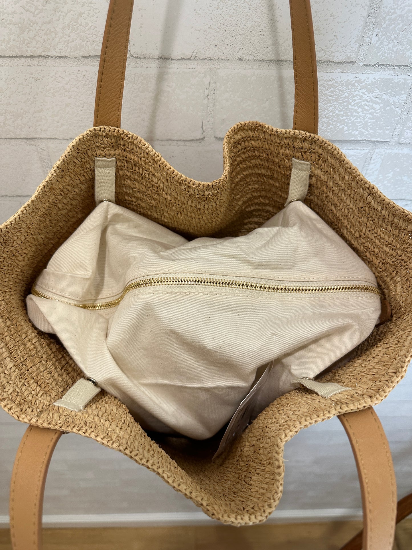 HELEN KAMINSKI hand painted basket