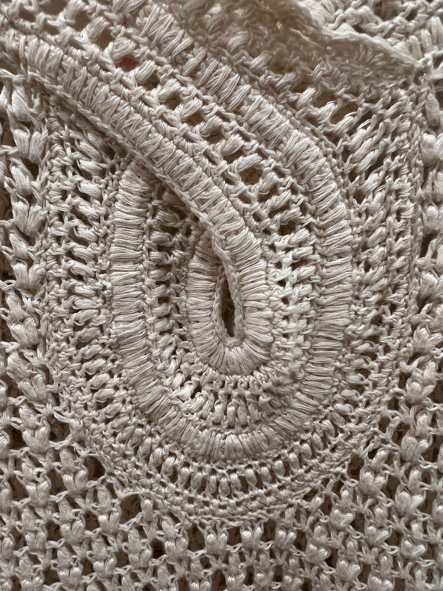 CALYPSO crochet ls top/ S