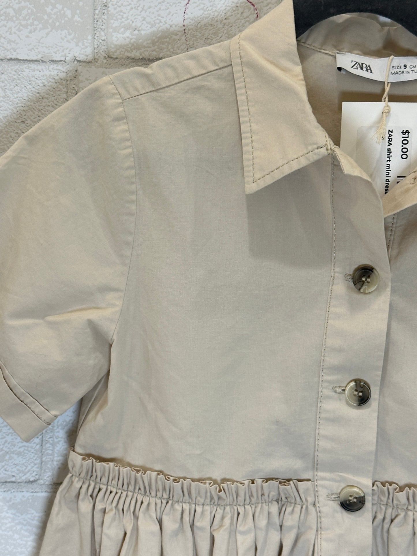 ZARA shirt mini dress / 9Y