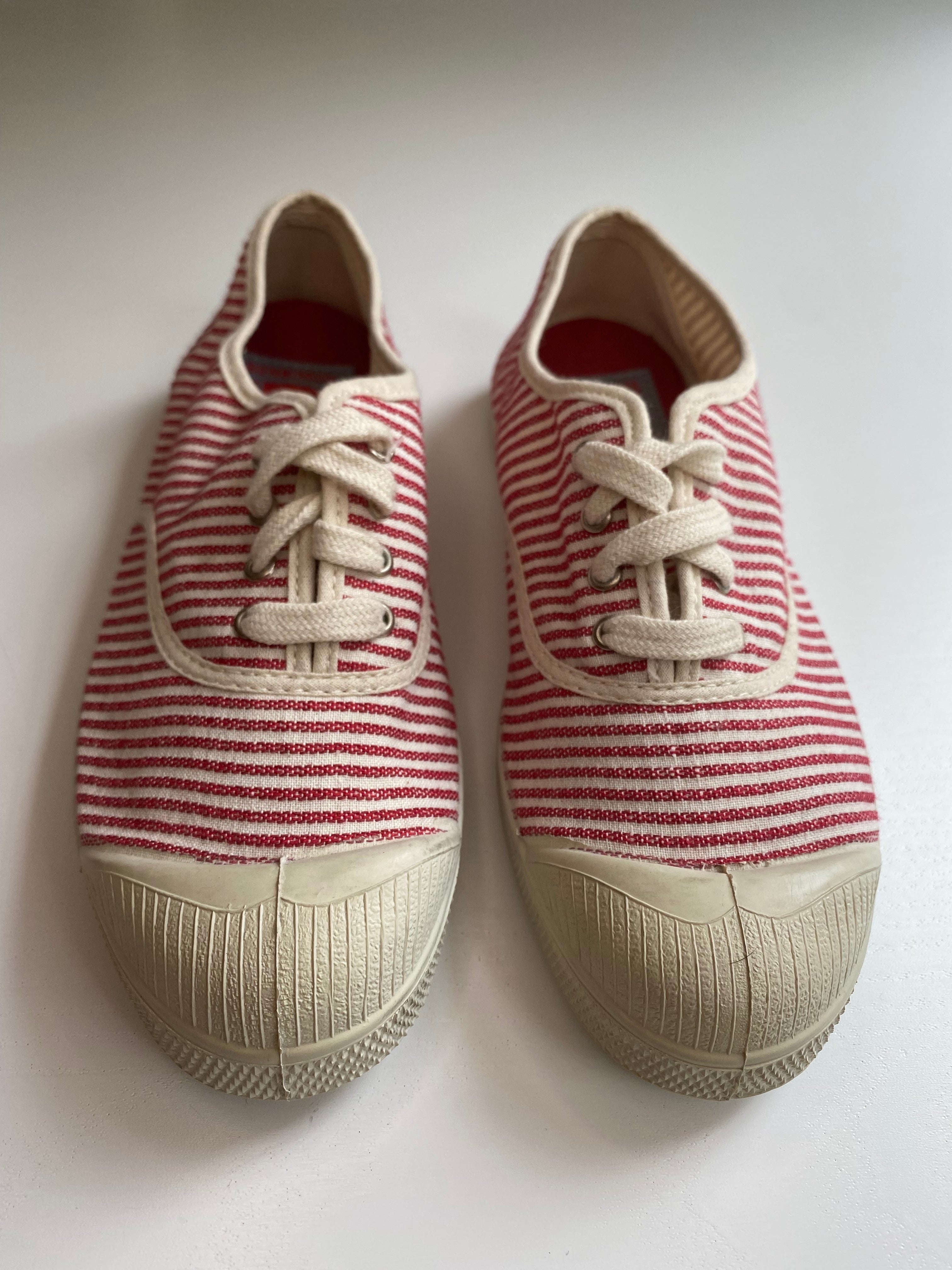 Mand indre fad BENSIMON Canvas Trainers NWT Size 34 – Second Edition NY