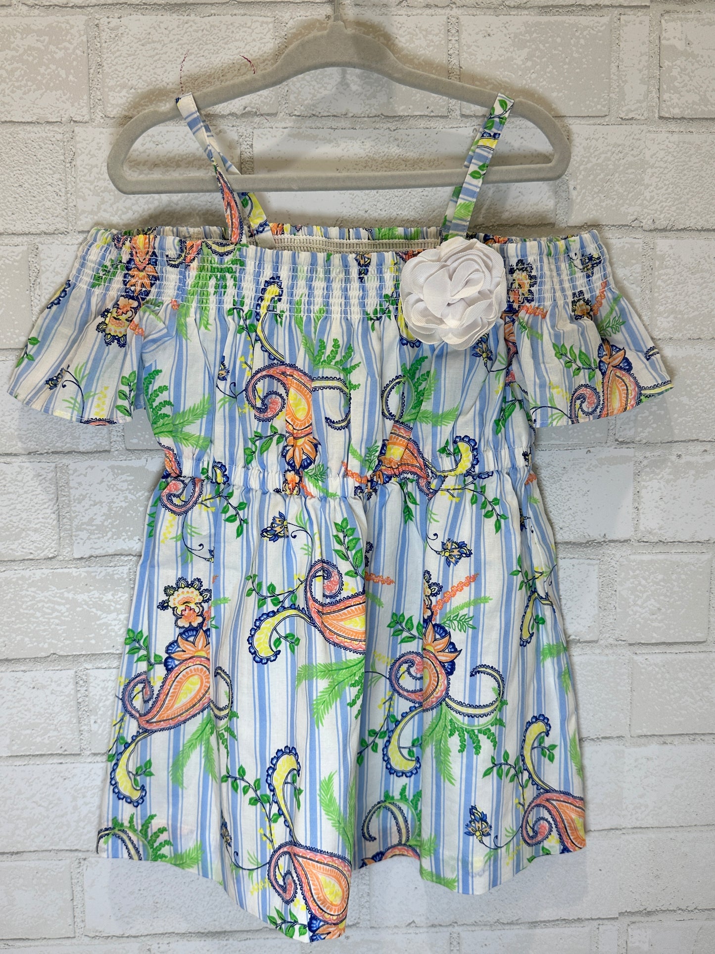 JANIE & JACK off shoulder dress /2Y +5Y