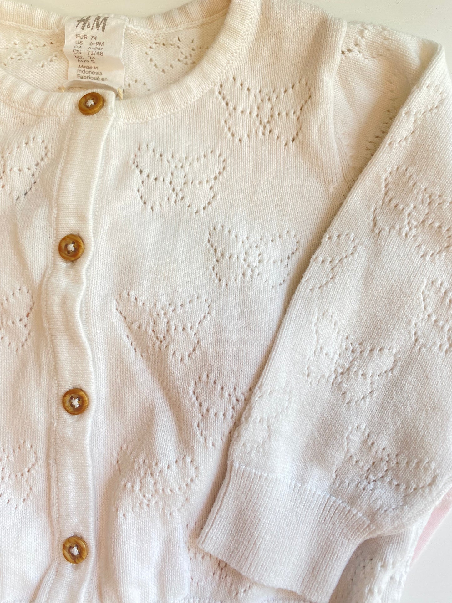 H&M cardigan / 6-9m