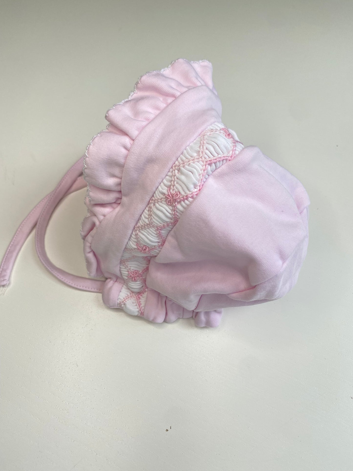 KISSY KISSY smocked hat with strings / NB