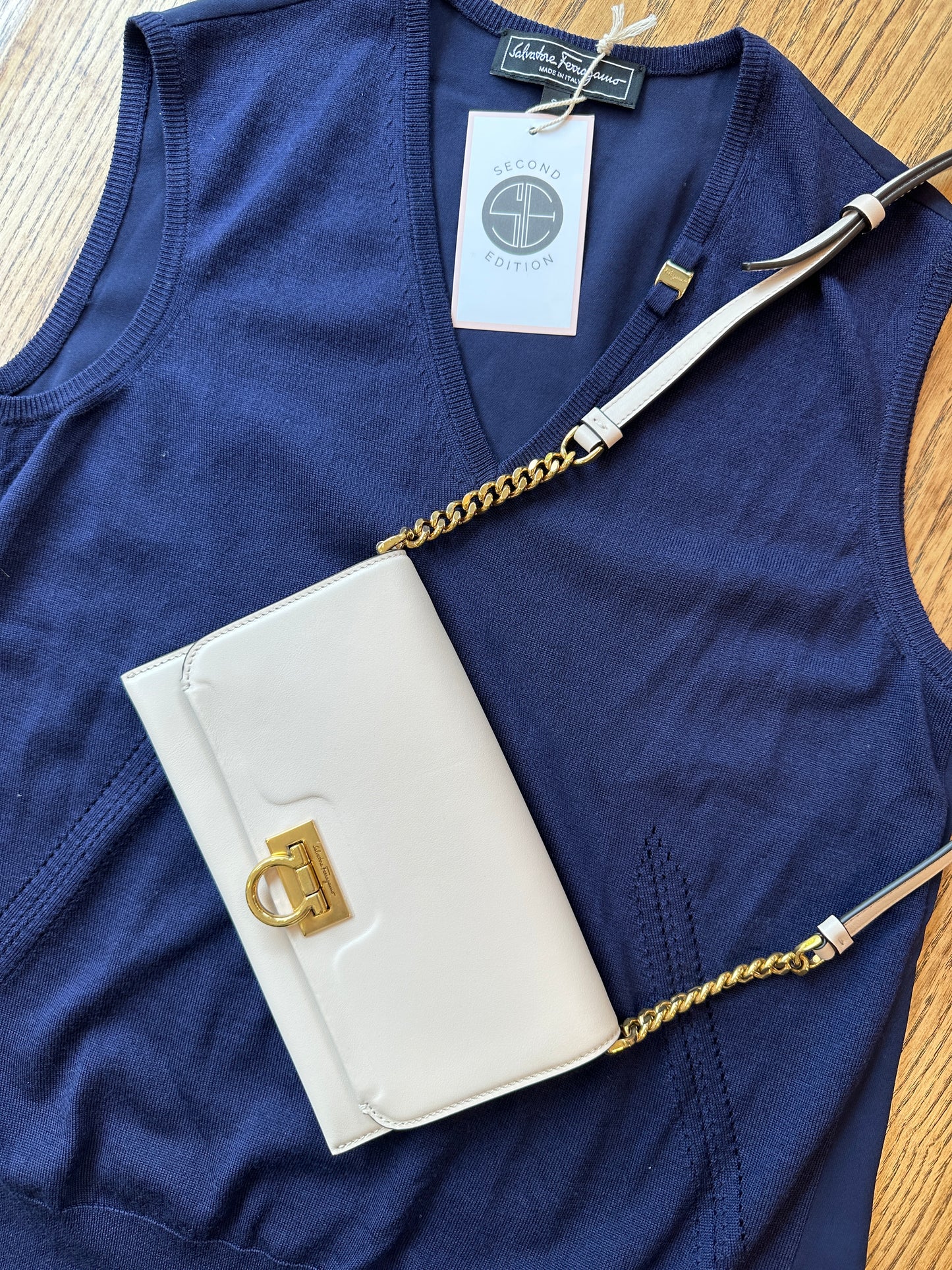 SALVATORE FERRAGAMO Trifollo Flap Bag