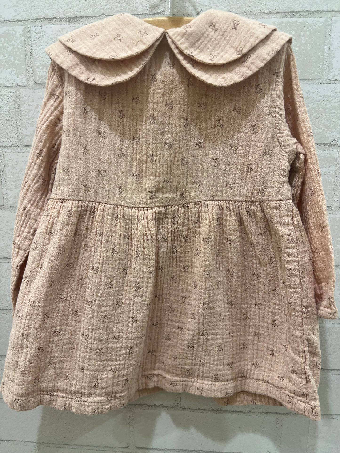 KIABI waffle dress / 18m