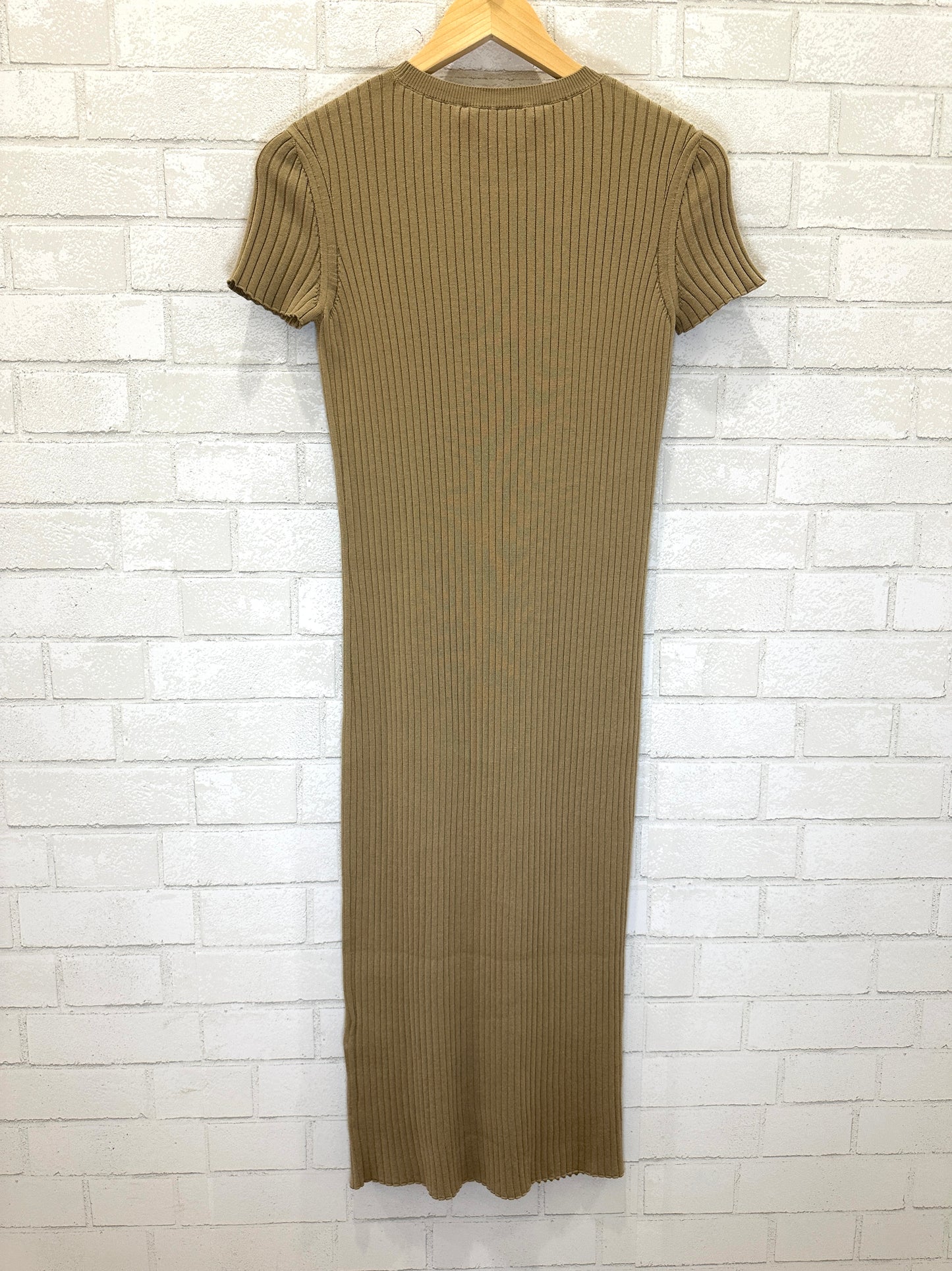 RALPH LAUREN PURPLE ribbed midi ss dress NWT/ XS