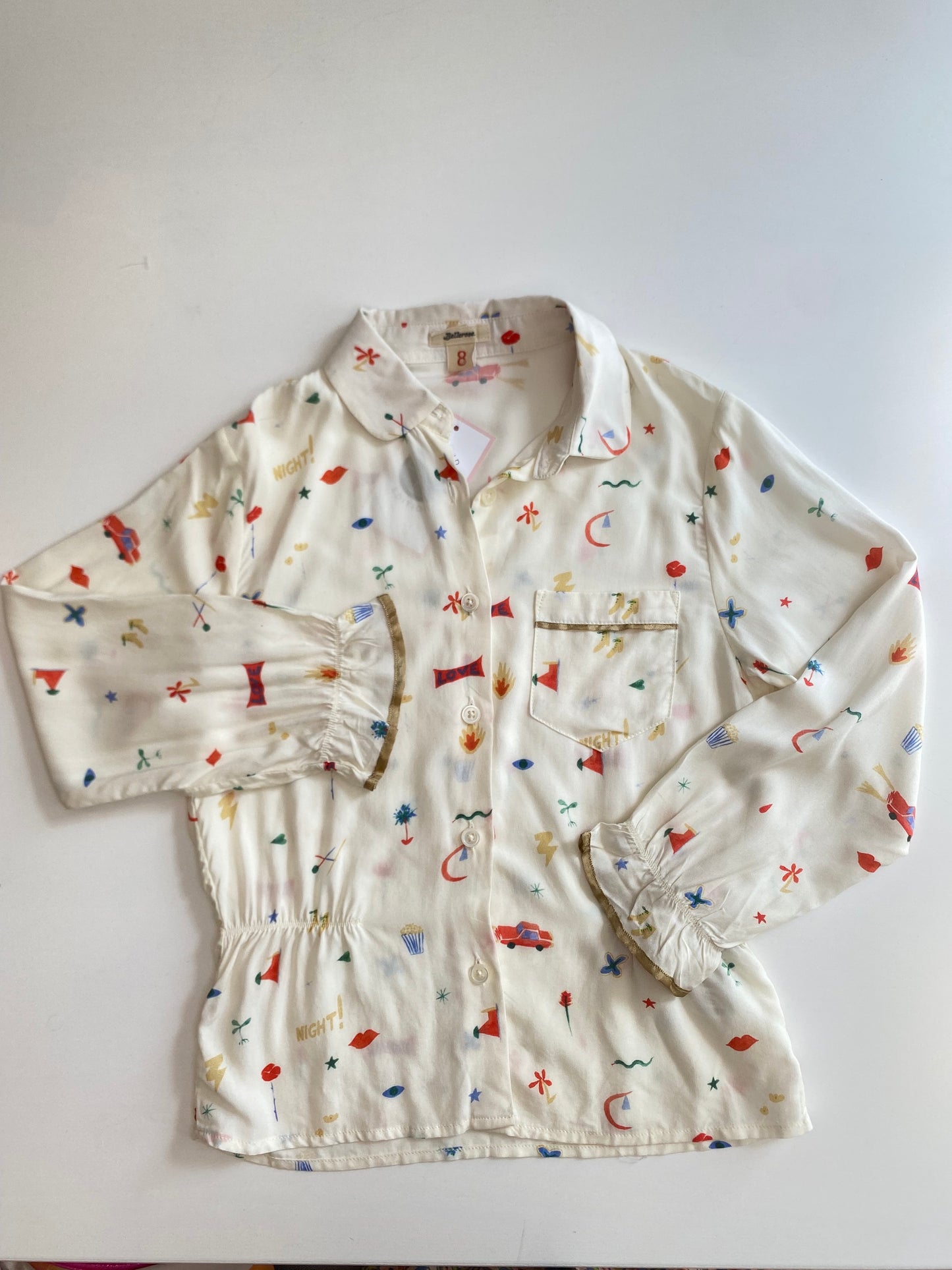 BELLEROSE Shirt girl LS/ 8Y