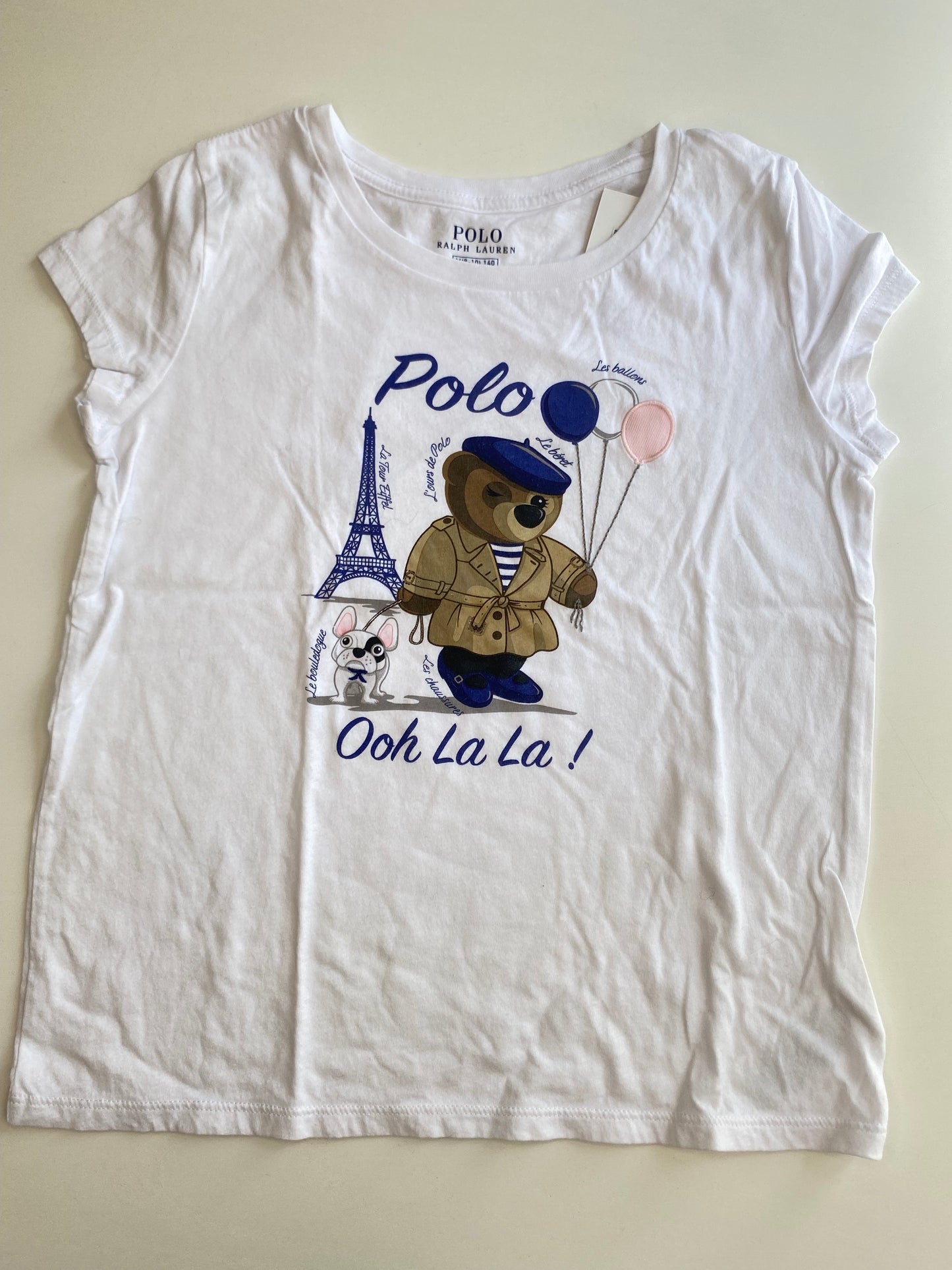 POLO Ralph Lauren Ooh lala SS Tshirt / 8-10Y