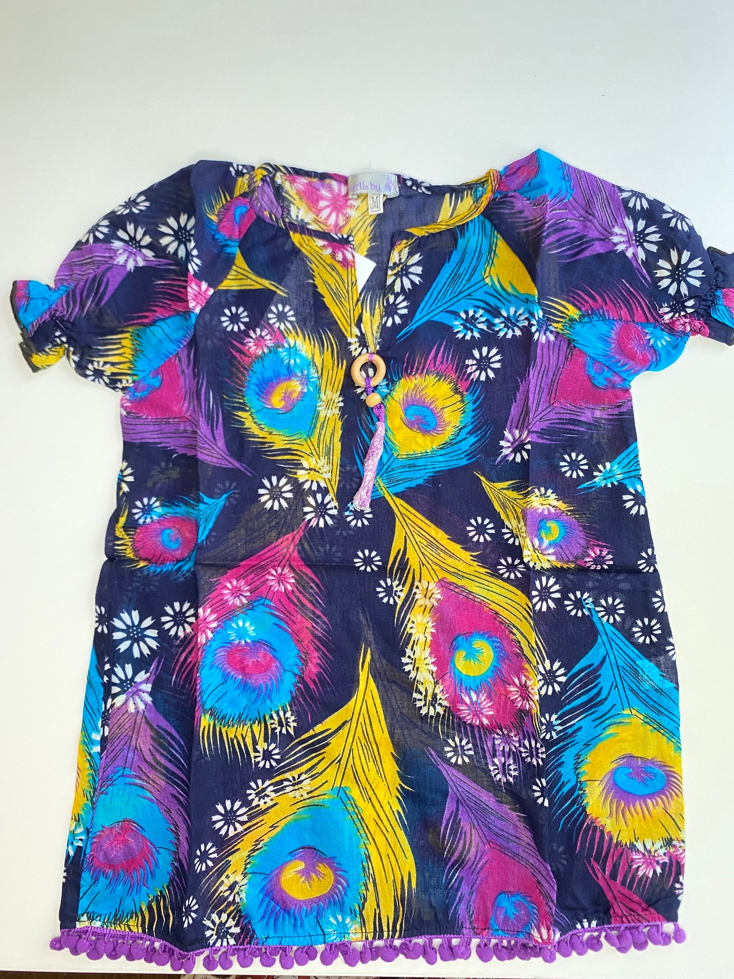 LAL BY 100% cotton beach dress size 4-6Y