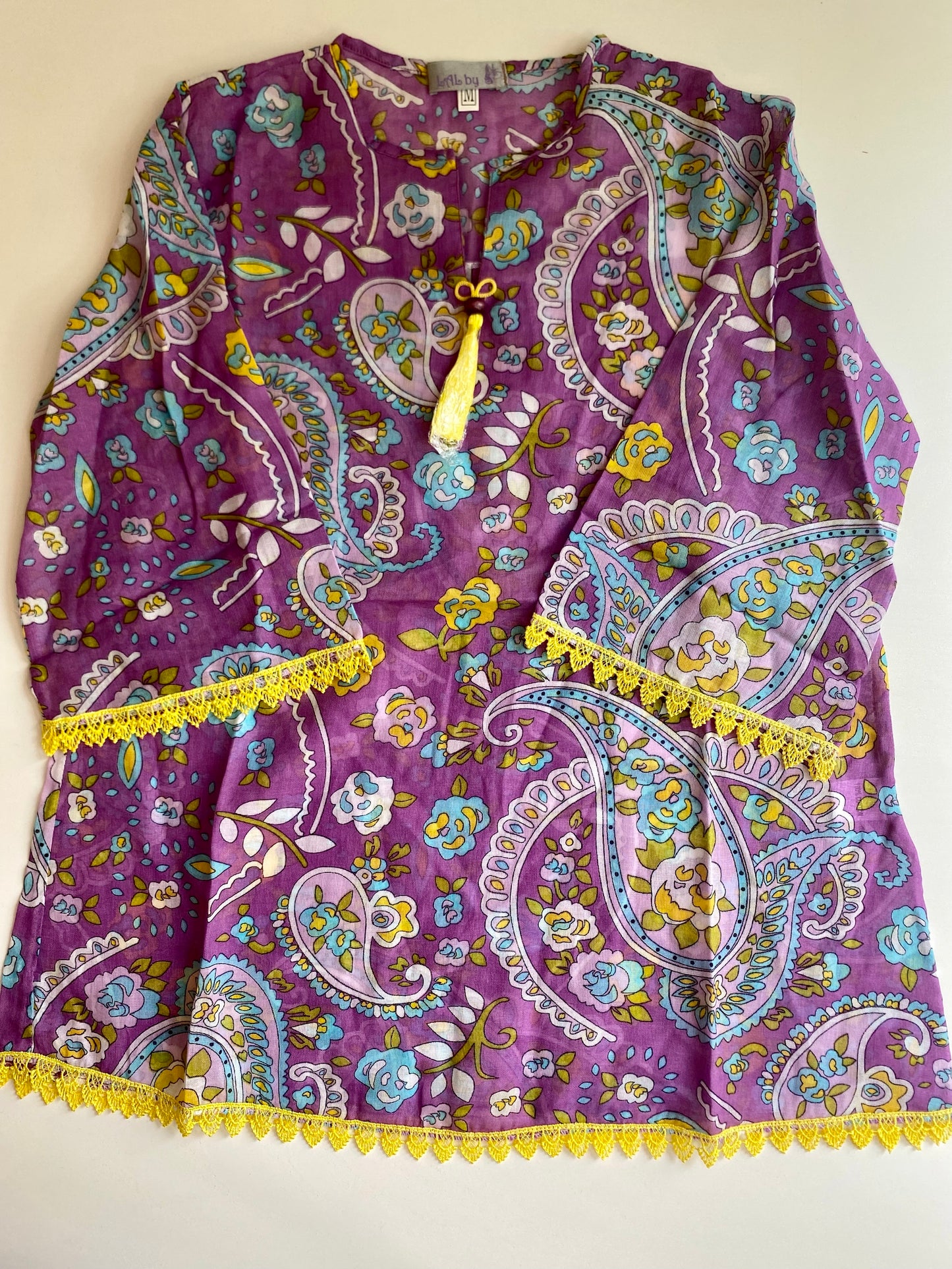 LAL BY 100% cotton beach dress size 4-6Y