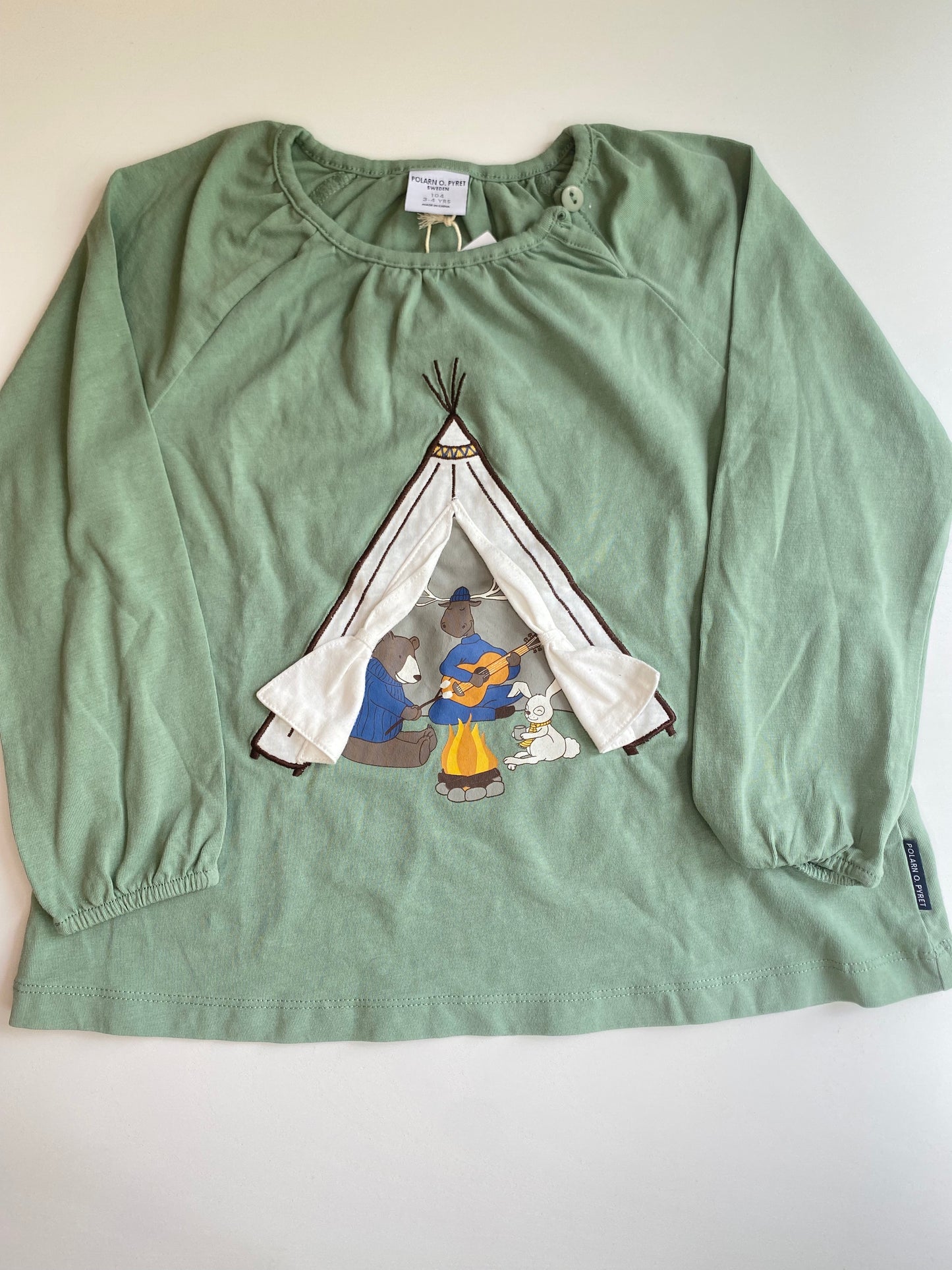 POLARN O PYRET TShirt LS / 4Y