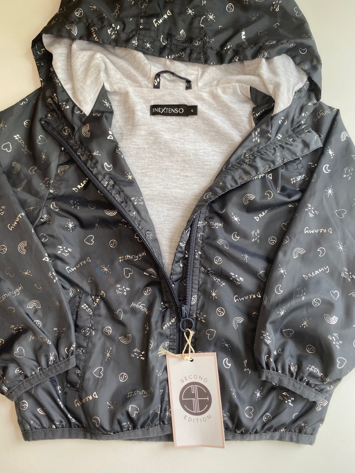 INEXTENSO girl rain light jacket / 4Y