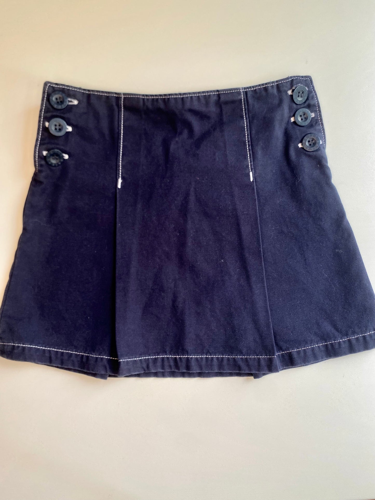 PETIT BATEAU Side Buttoned Skirt / 4Y