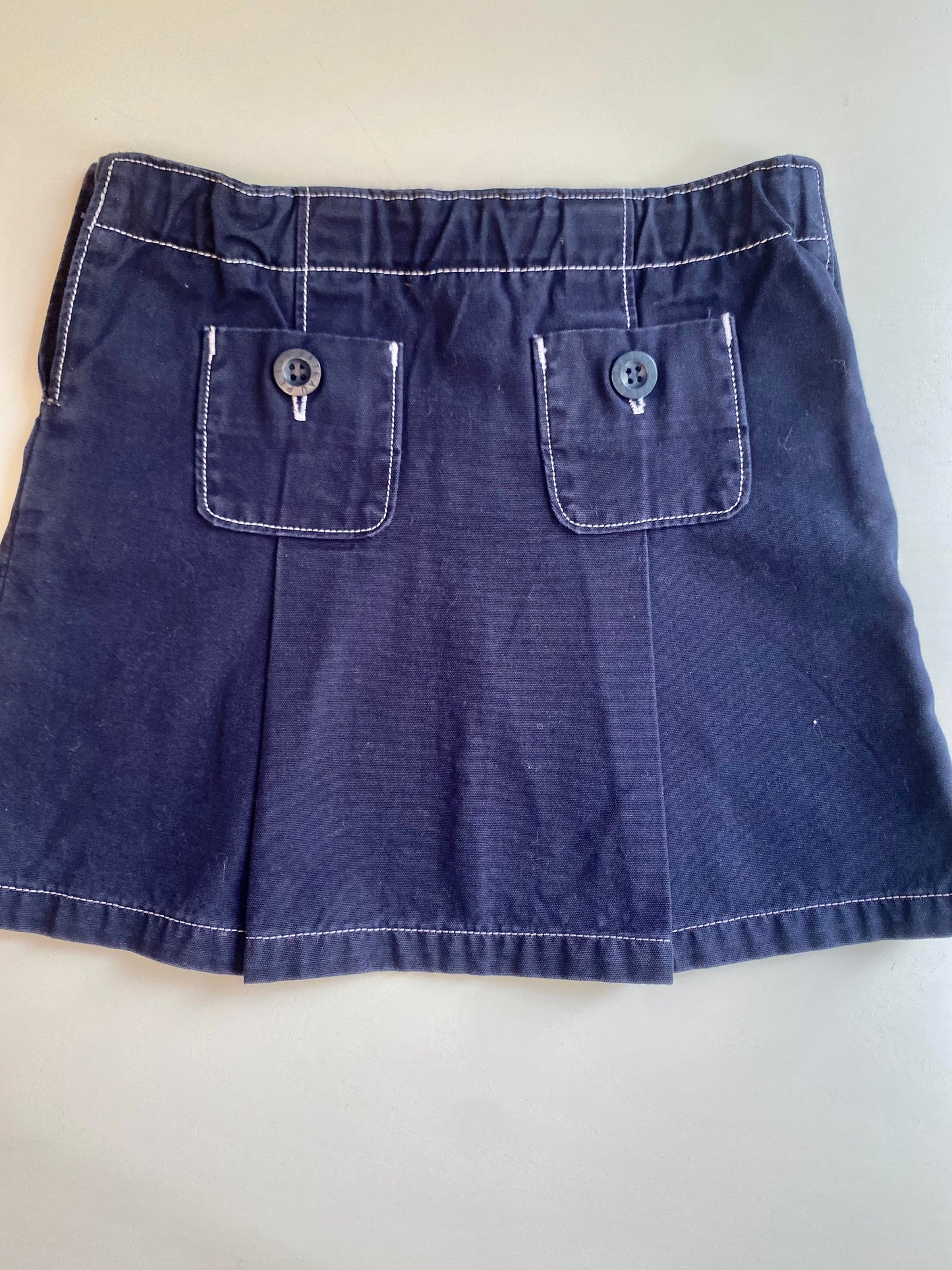PETIT BATEAU Side Buttoned Skirt / 4Y