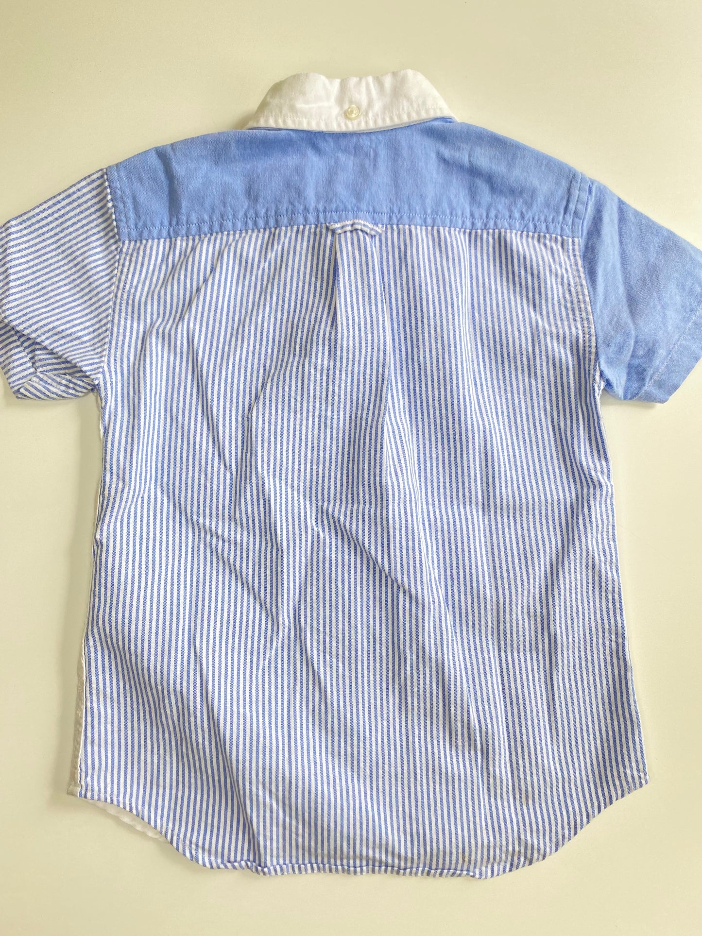CREWCUTS bicolor shirt SS / 4-5Y