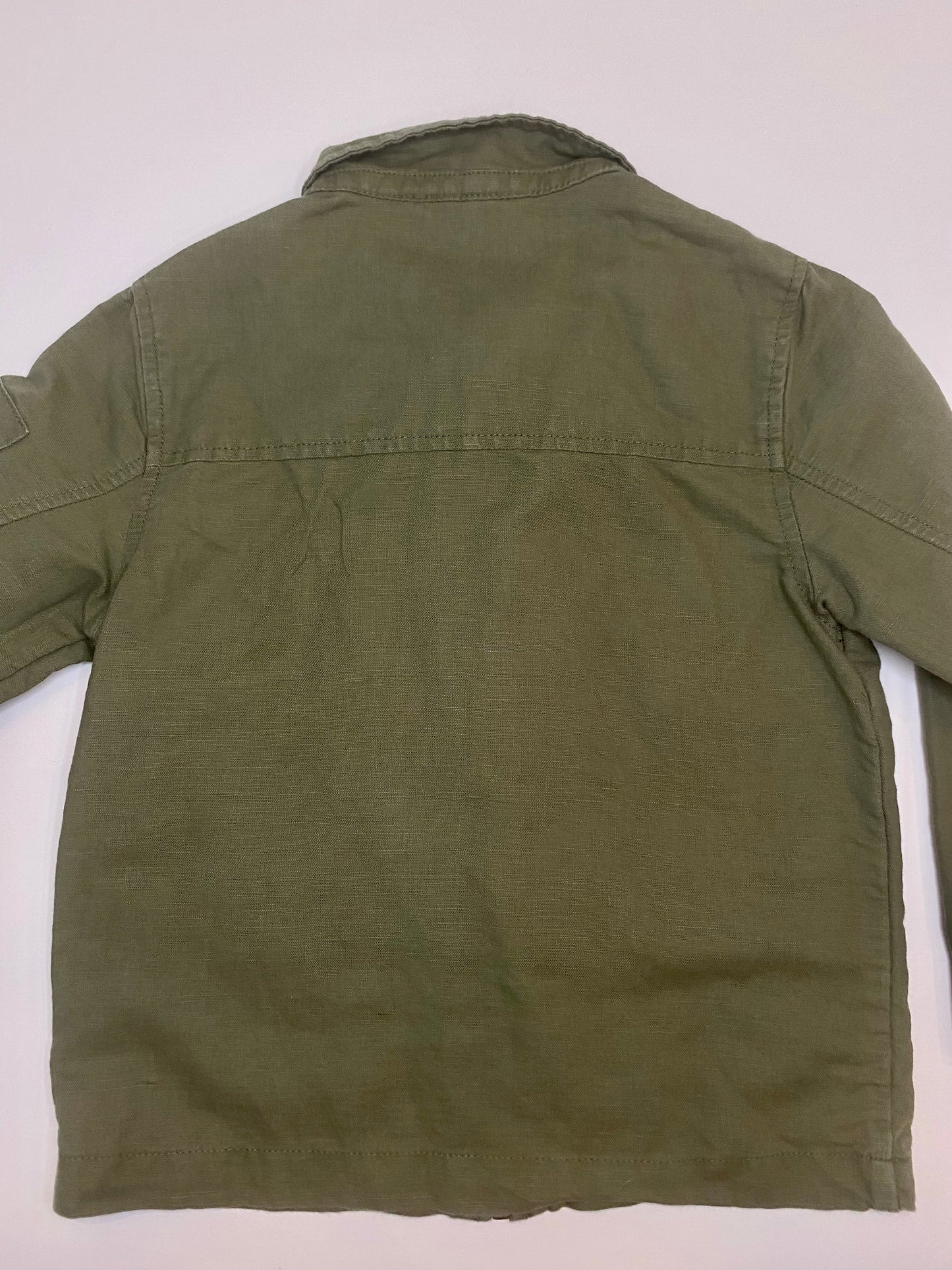 RACHEL ZOE Linen cotton zip jacket /3-4Y