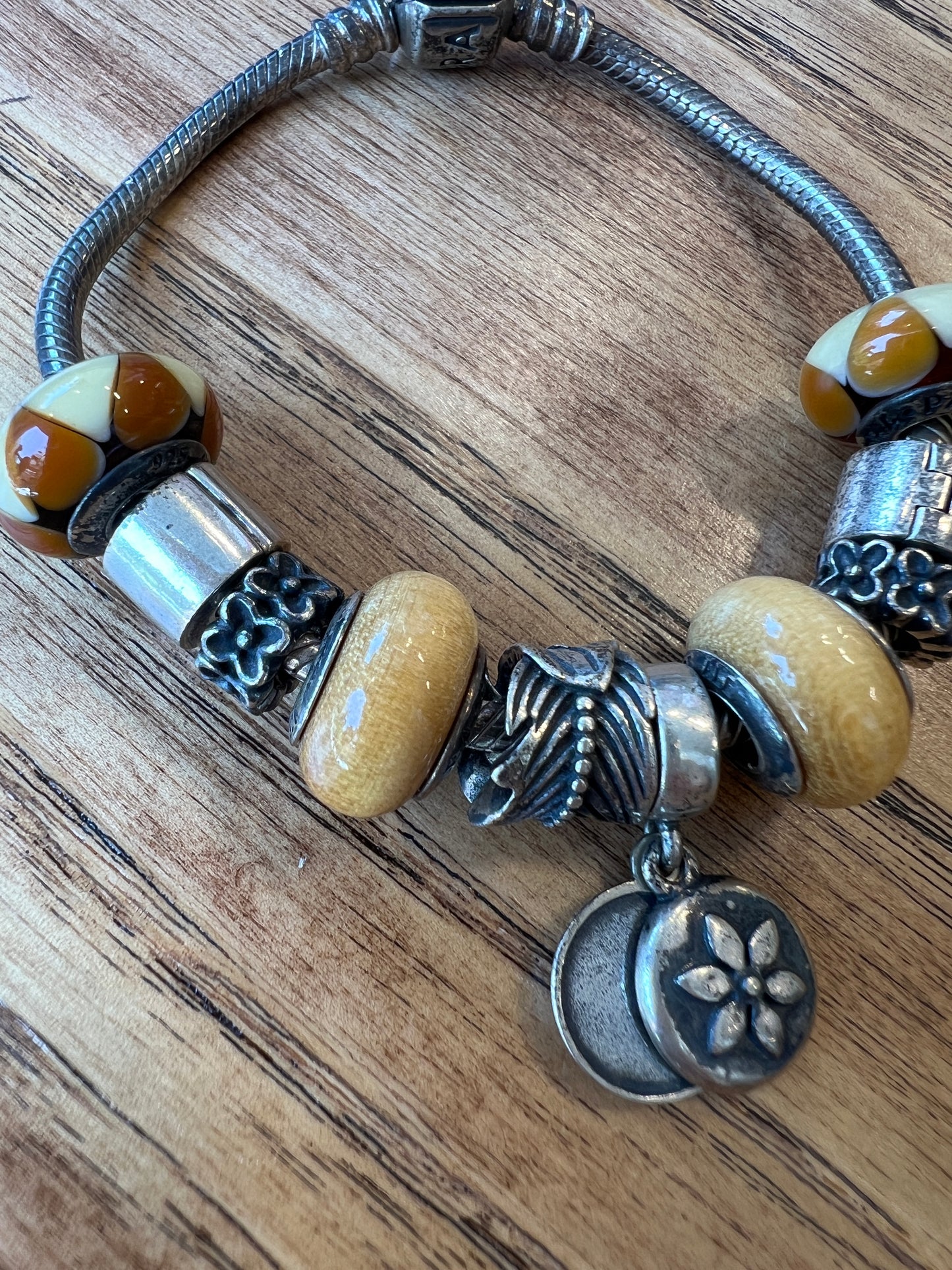 PANDORA 10 charm bracelet