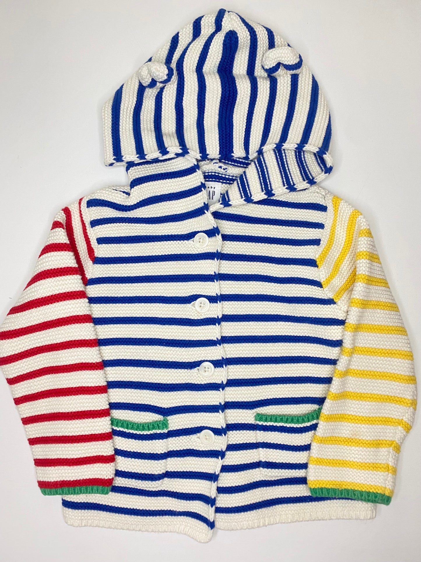 BABY GAP knitted hoodie / 18-24m