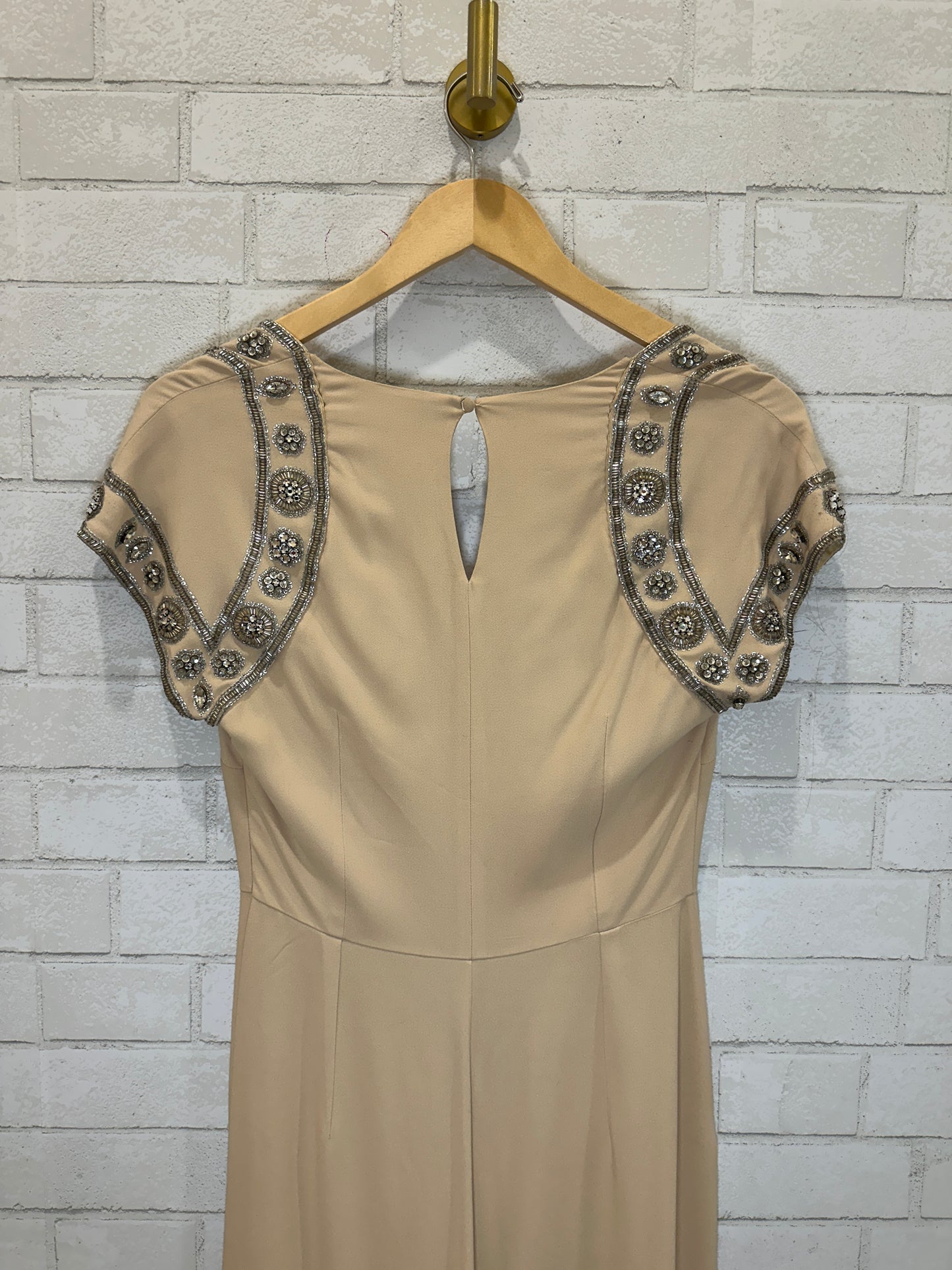 DIOR Vintage Cocktail Dress with rhinestone on shoulders / M