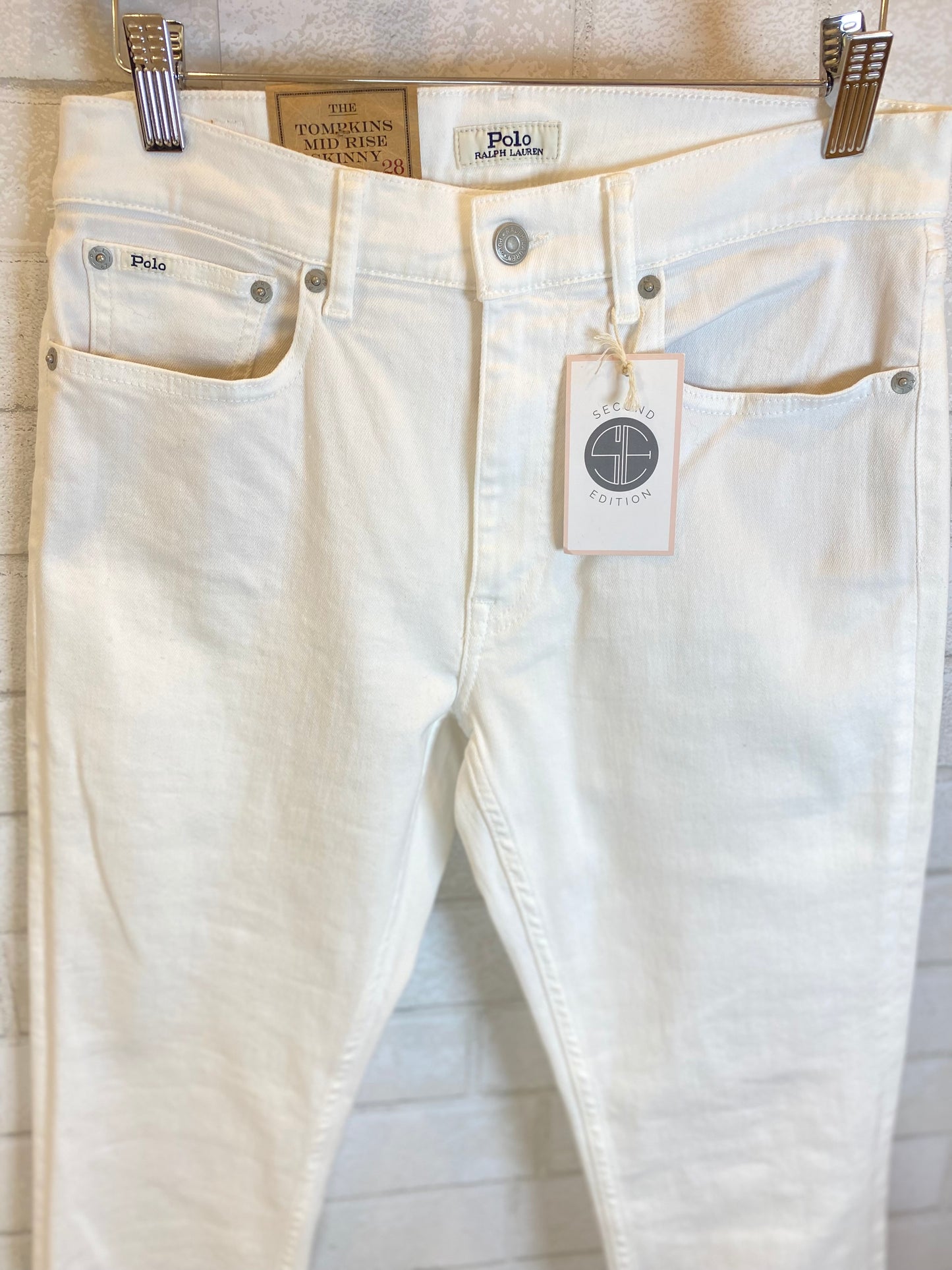 POLO RALPH LAUREN NWT Tompkins mid rise skinny jeans/ 27 &28-M