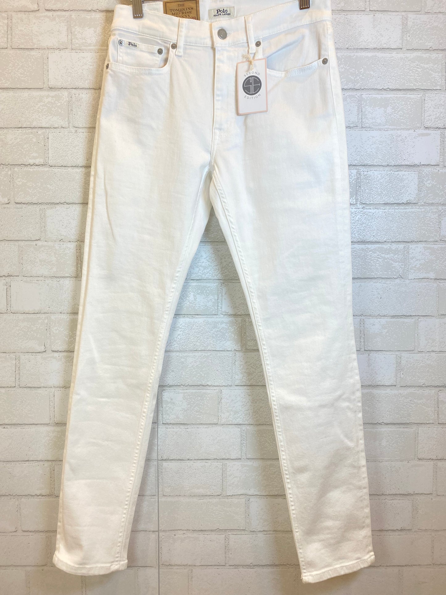POLO RALPH LAUREN NWT Tompkins mid rise skinny jeans/ 27 &28-M