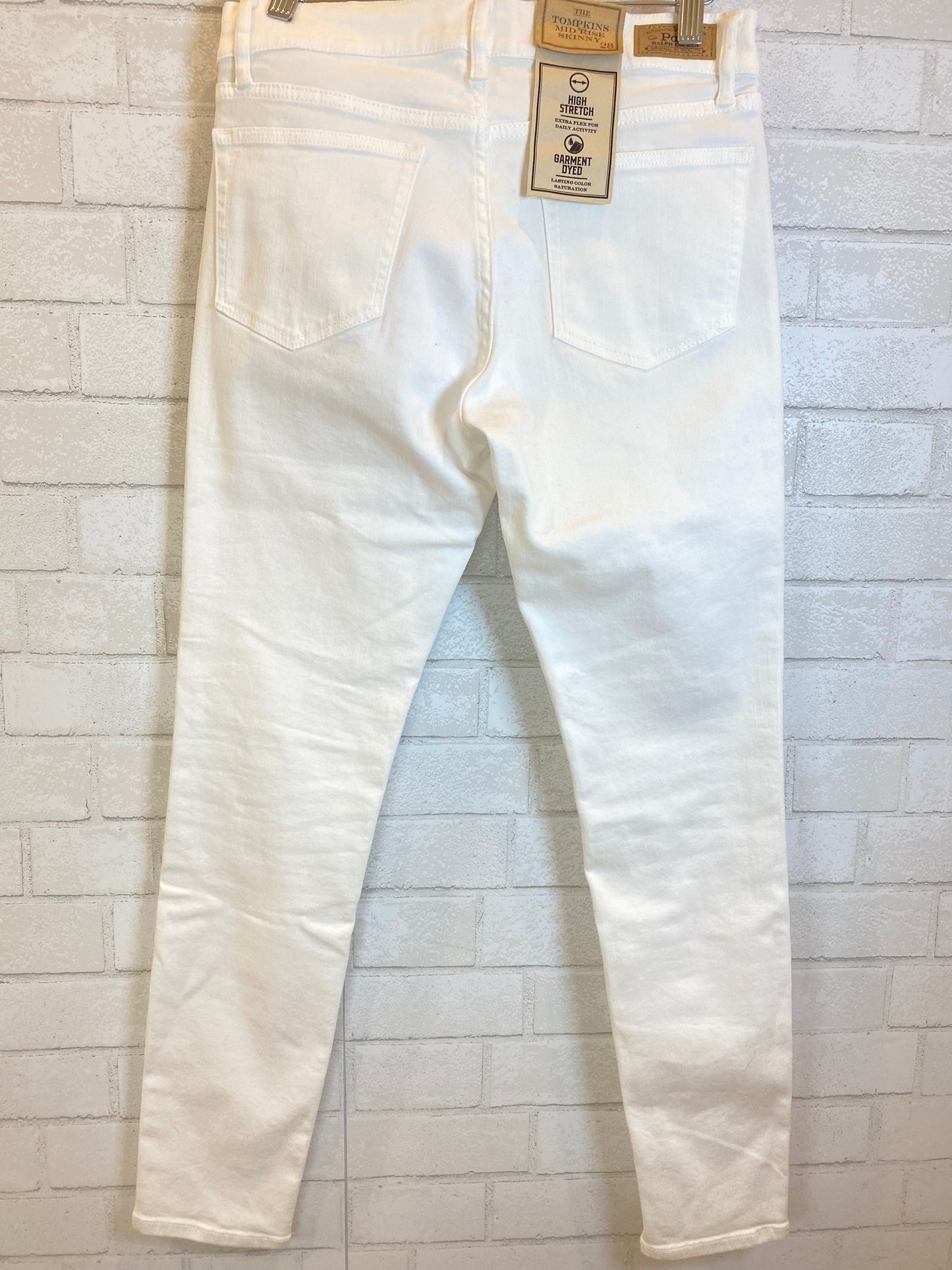 POLO RALPH LAUREN NWT Tompkins mid rise skinny jeans/ 27 &28-M