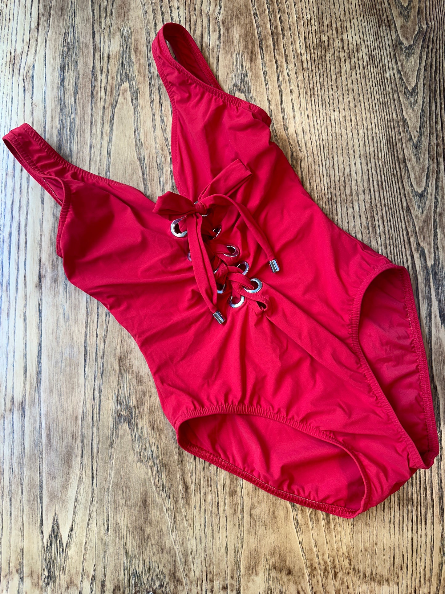 KARLA COLLETTO Front Tied 1 Piece Swimsuit / S