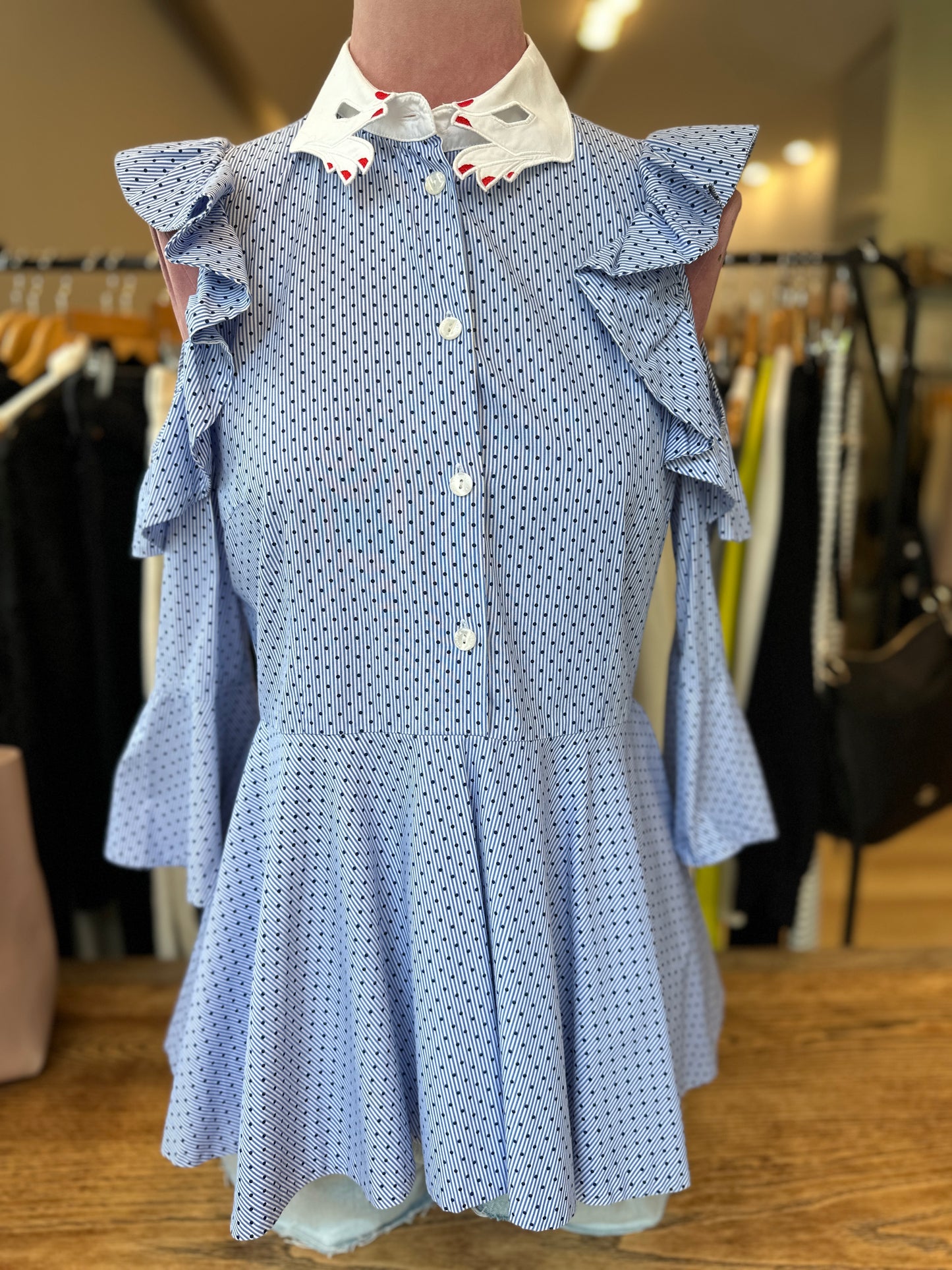 VIVETA Shirt with open Shoulders / S
