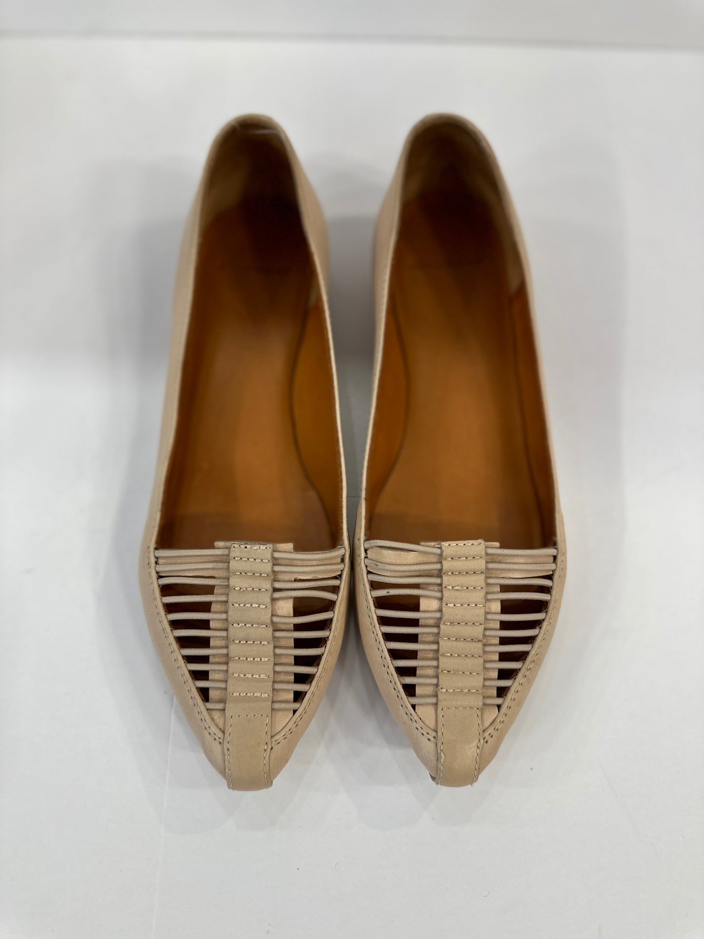 GIVENCHY Flat Leather Pointy Ballet / US7.5-EU38